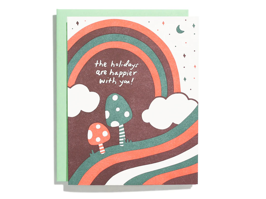 Shorthand Holidays Are Happier Greeting Card