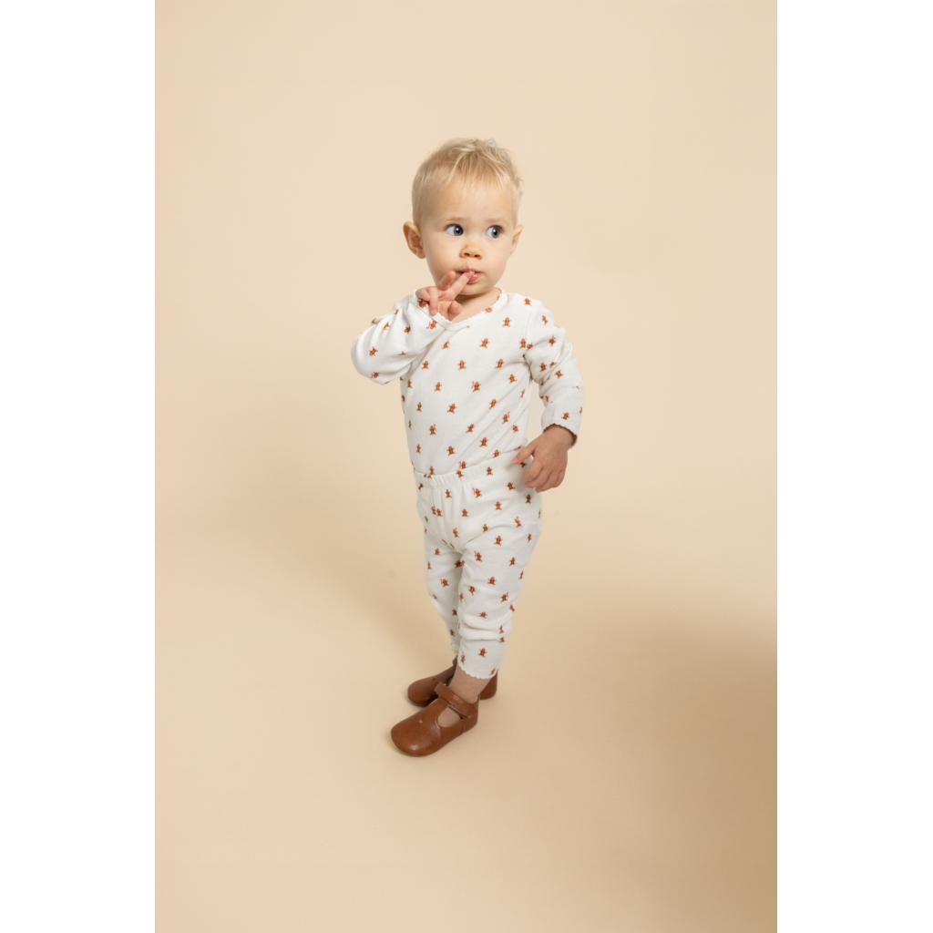 Flöss Charlie Leggings - Gingerbread Dot