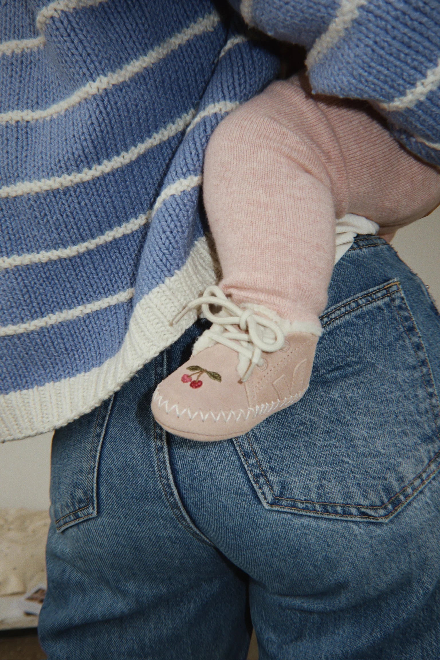 Veja X Konges Sløjd Baby Suede Shoes - Blush
