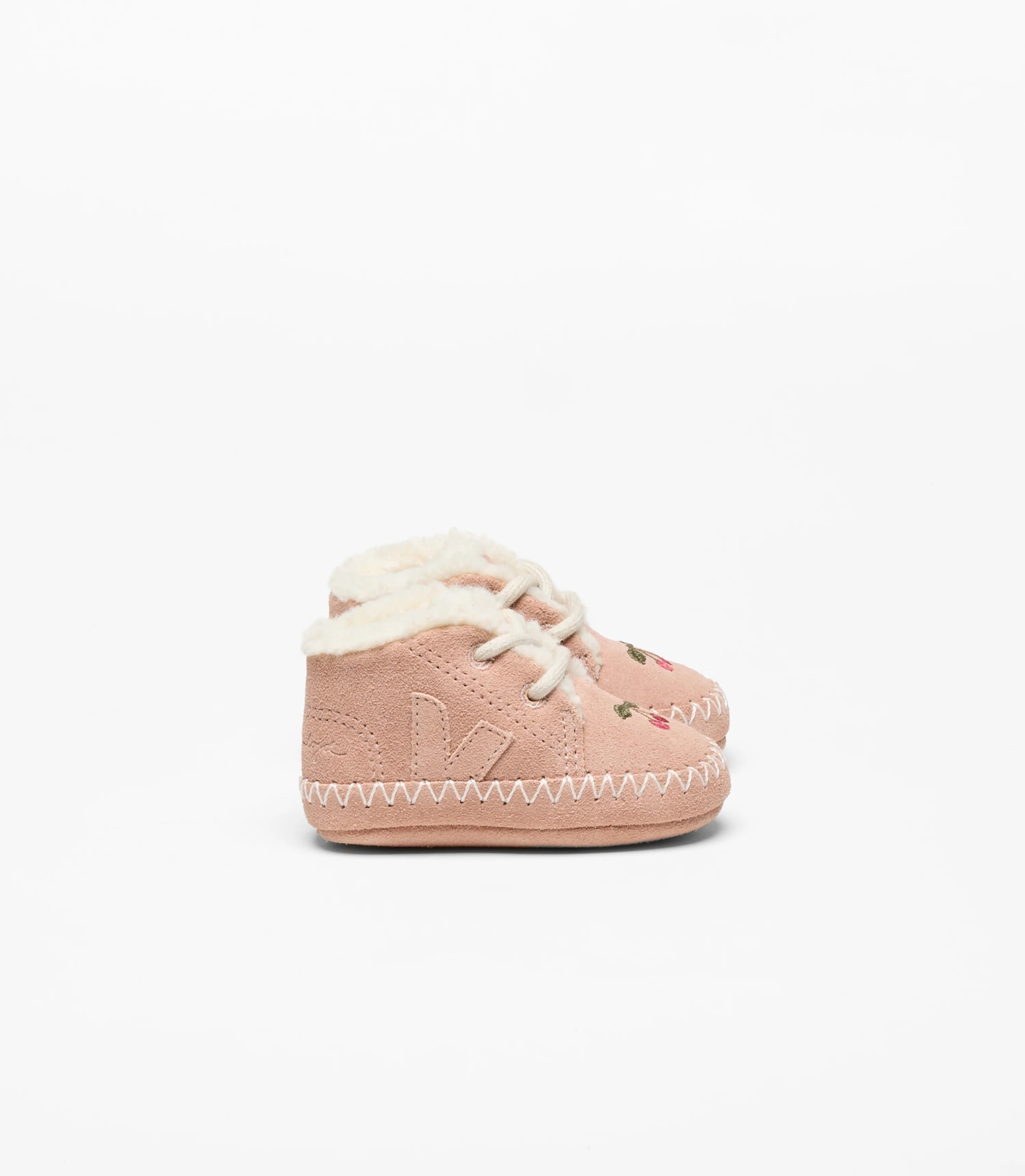 Veja X Konges Sløjd Baby Suede Shoes - Blush