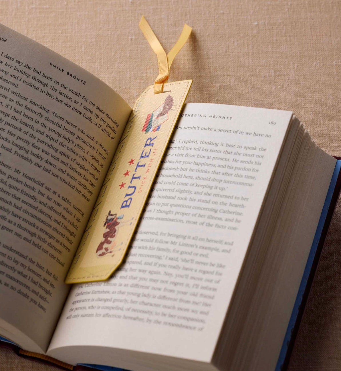 Rifle Paper Co. Bookmark - Butter Stick With It