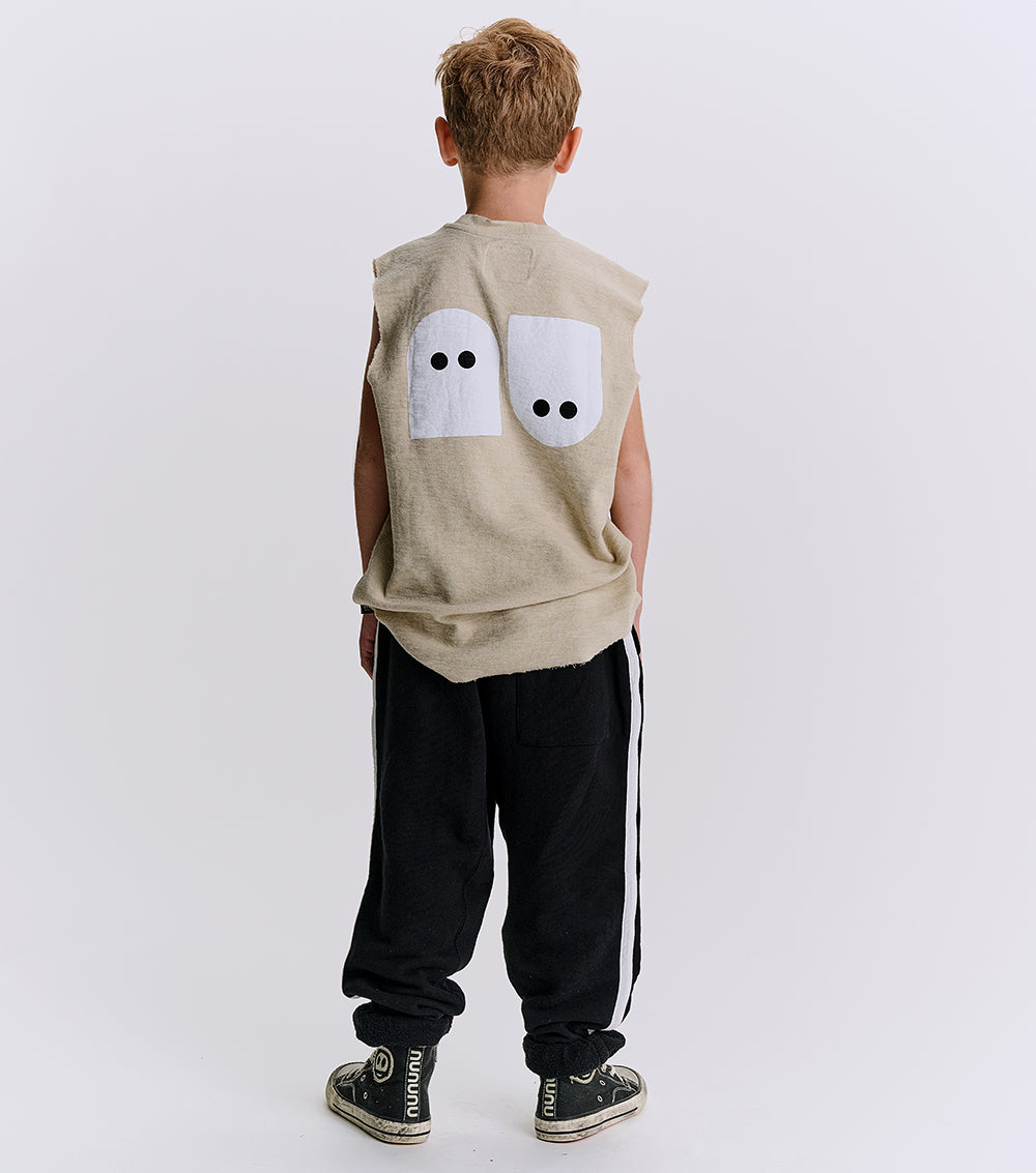 Nununu Spookies Sleeveless Shirt - Smokey Natural
