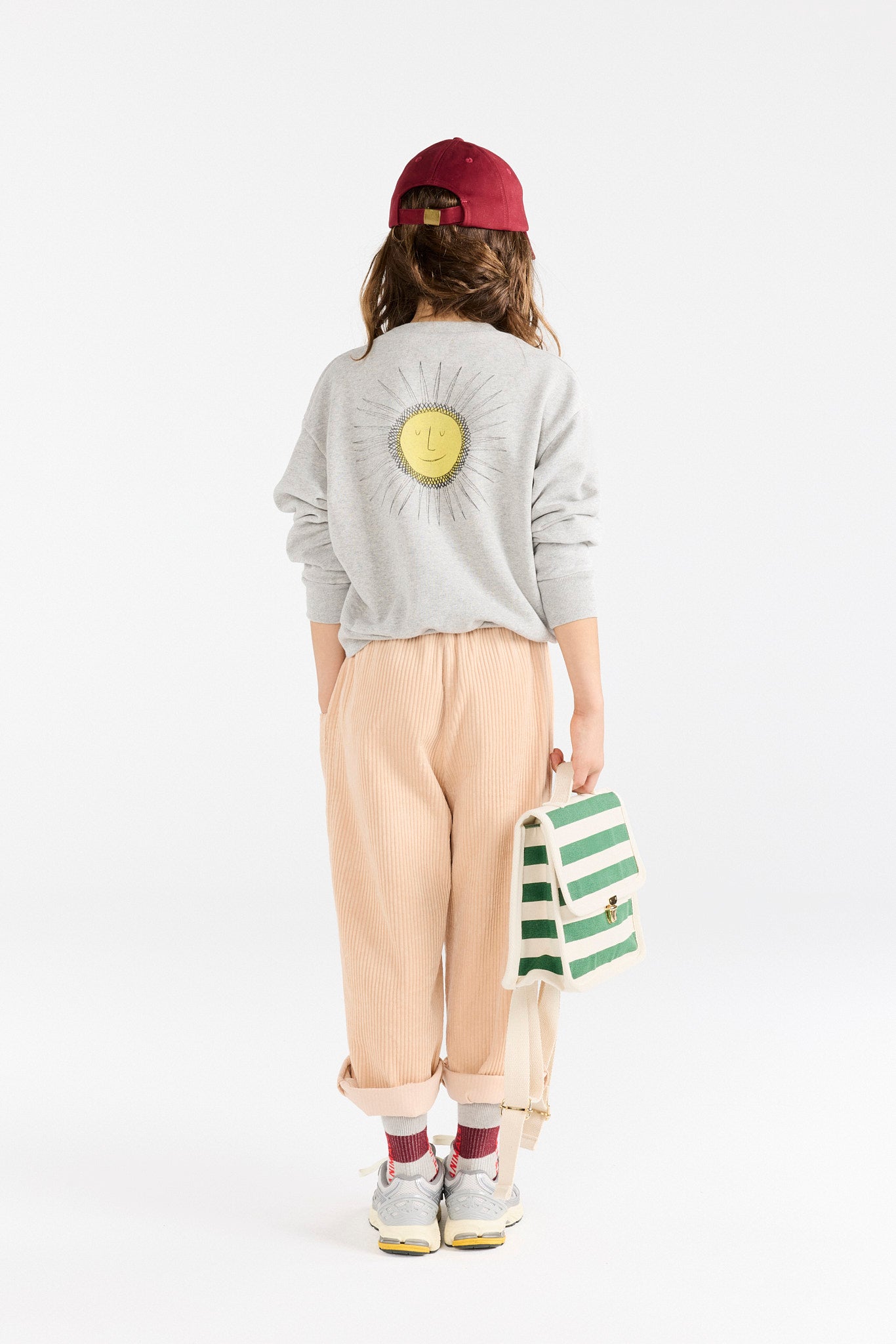 The Animals Observatory Bear Kid Sweatshirt - Ds Grey
