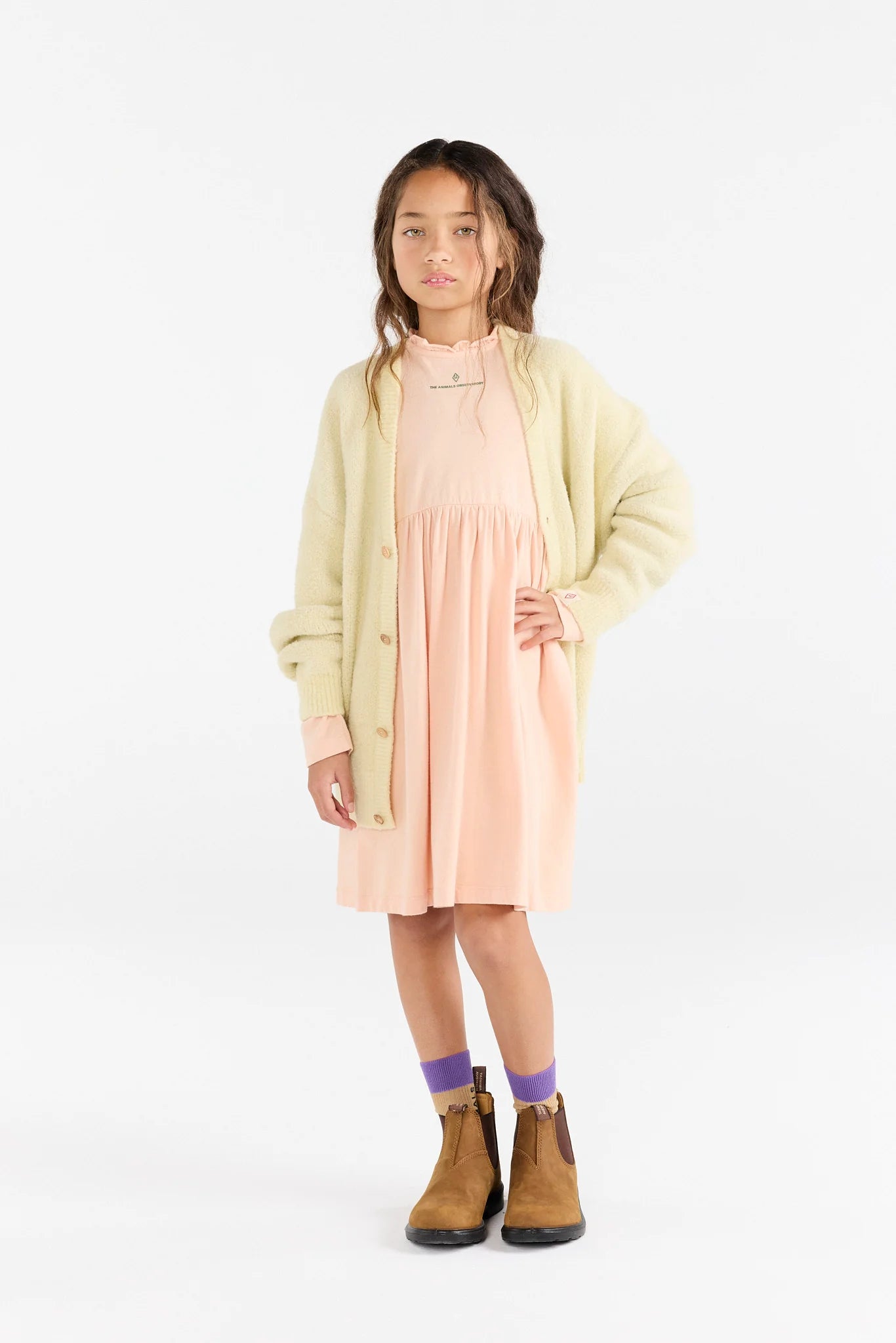 The Animals Observatory Racoon Kid Cardigan