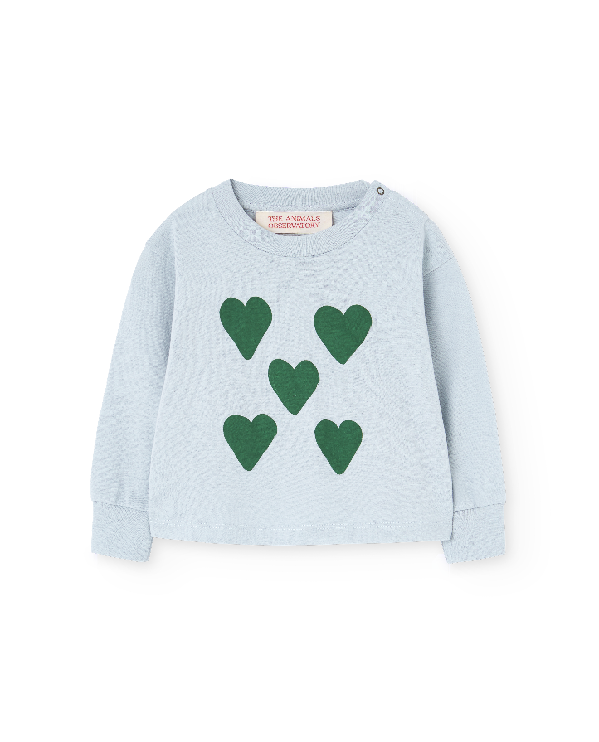 The Animals Observatory Wapiti Baby Long Sleeve T-shirt - Dw Hearts