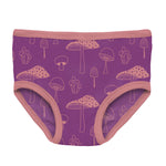 Kickee Pants Girl's Underwear - Starfish Mushrooms