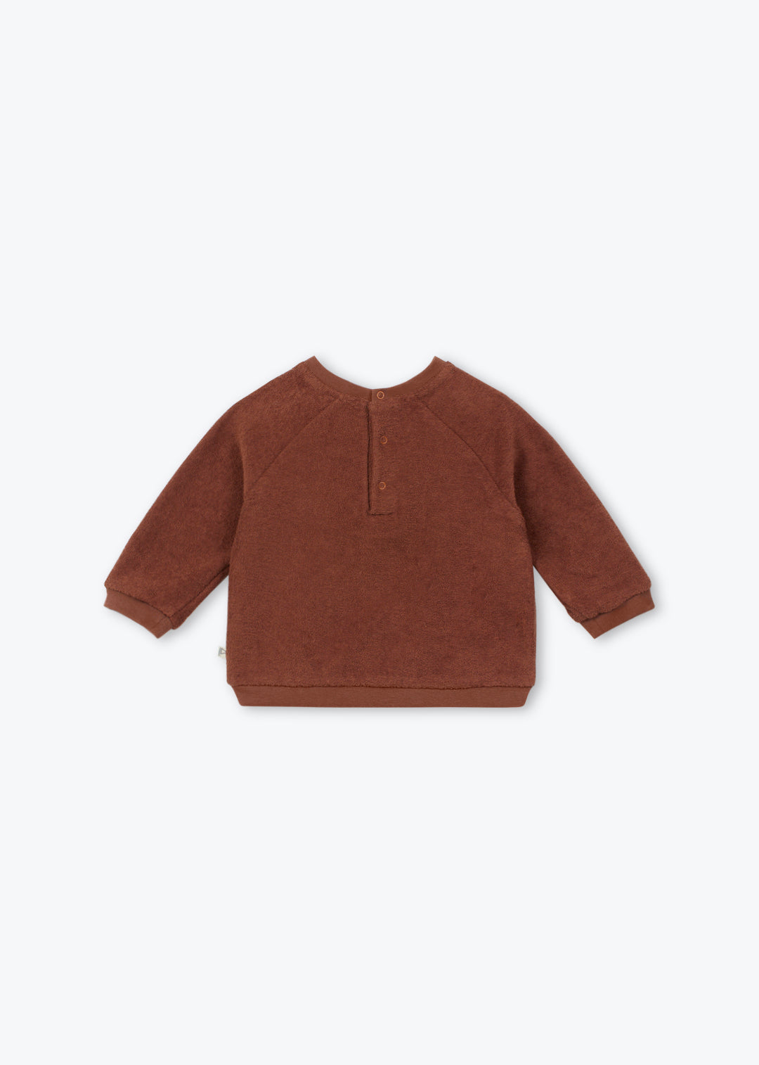 Arsēne et Les Pipelettes Baby Croissant Sweatshirt - Marron