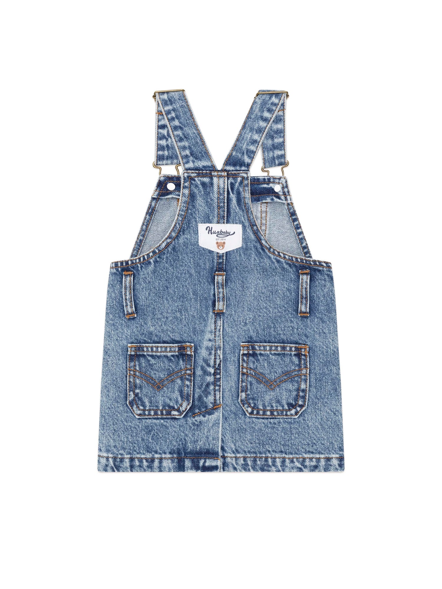 Huxbaby Dreamy Denim Pinafore - Denim