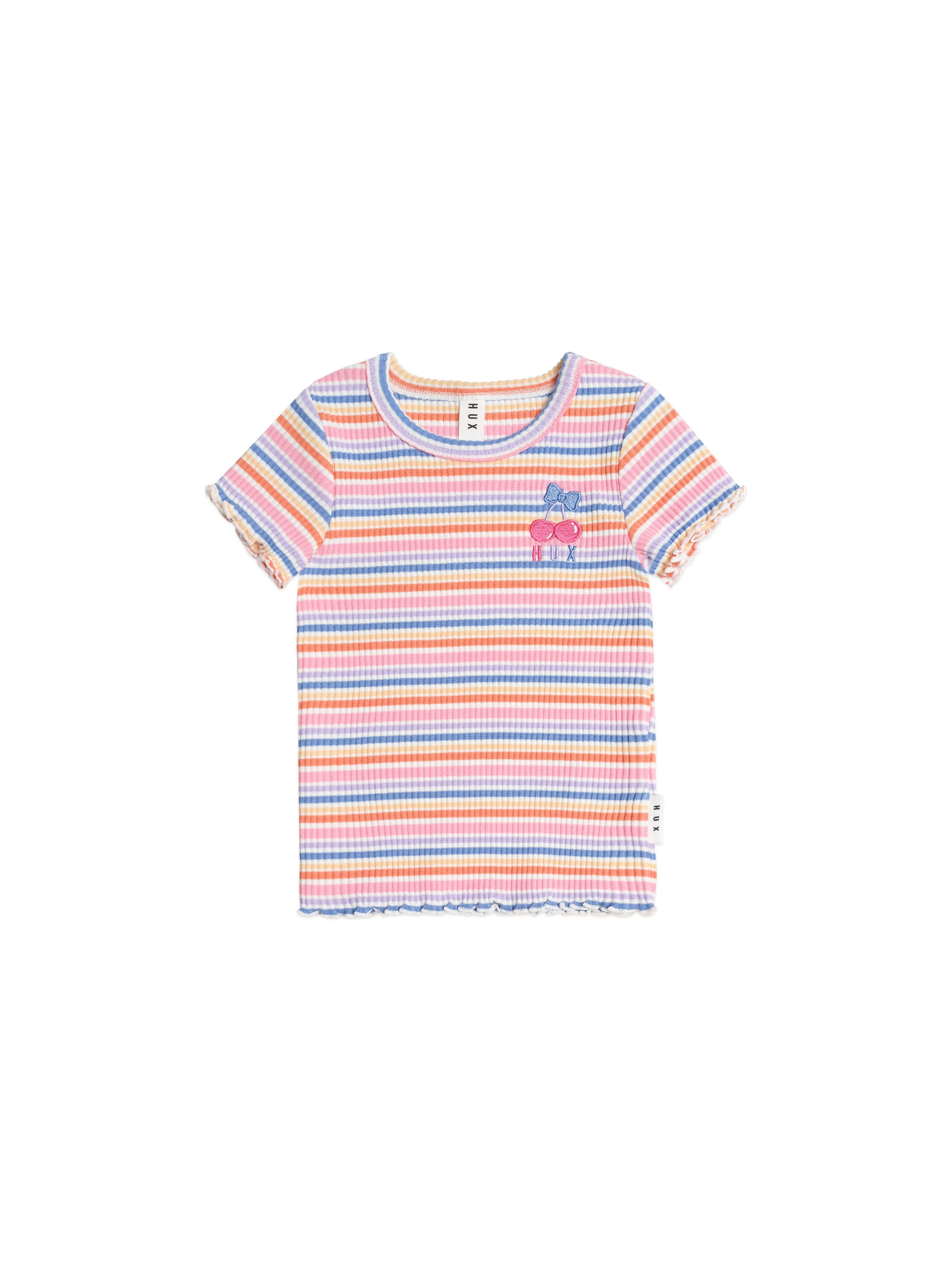 Huxbaby Rainbow Rib Tee - Multi