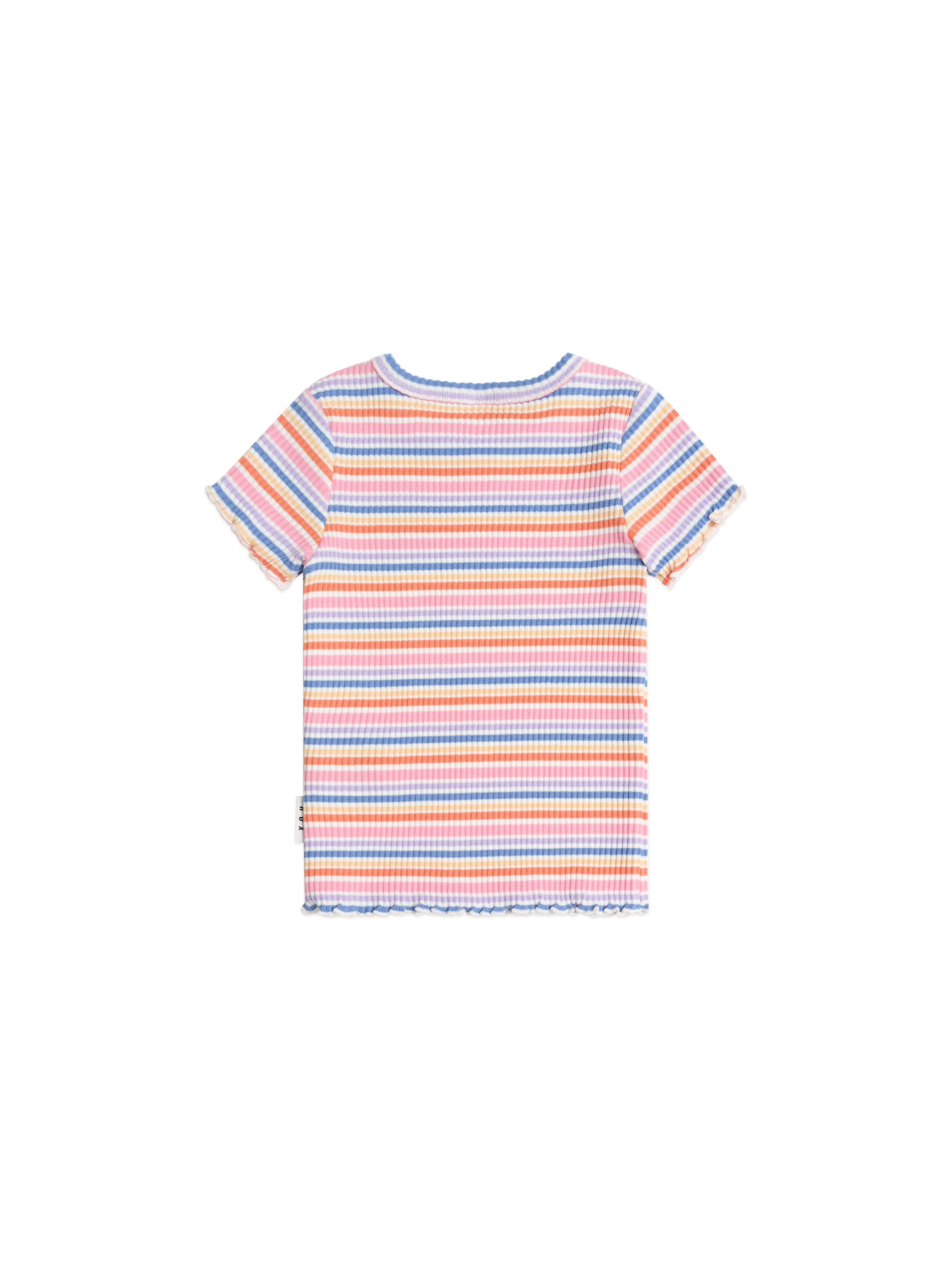 Huxbaby Rainbow Rib Tee - Multi