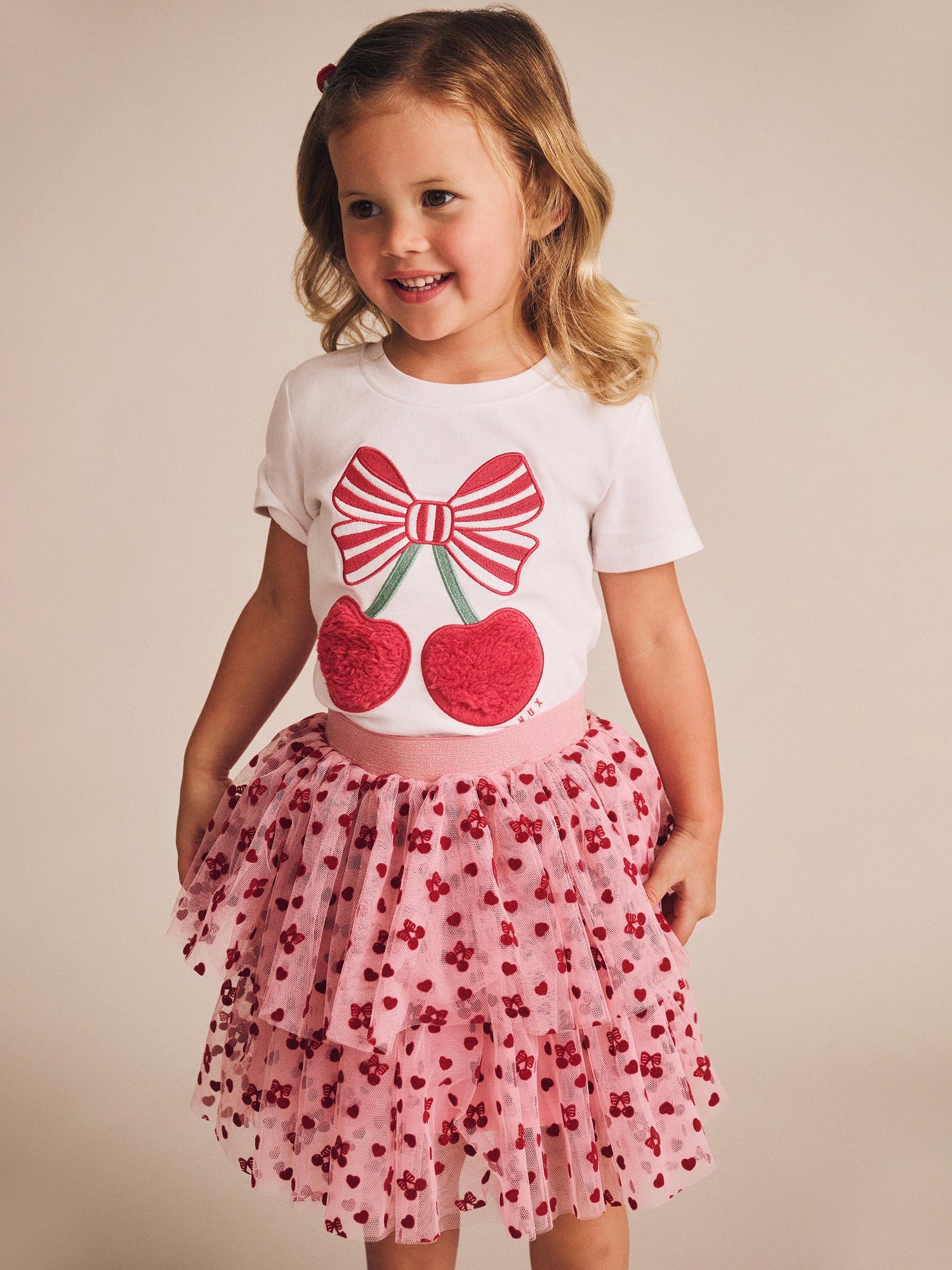 Huxbaby Cherry Pie Tee - White