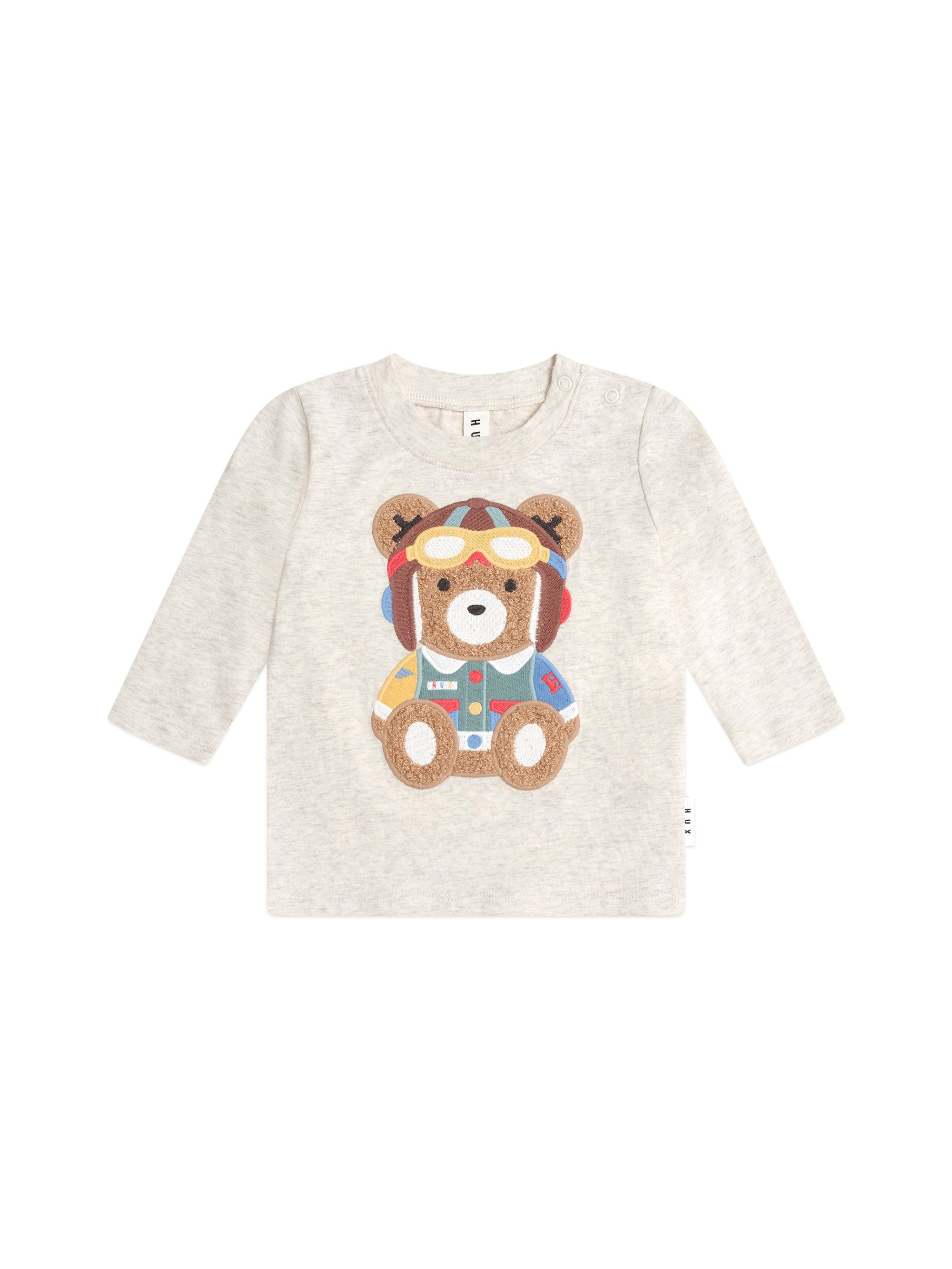 Huxbaby Pilot Huxbear Longsleeve Top - Almond Marle