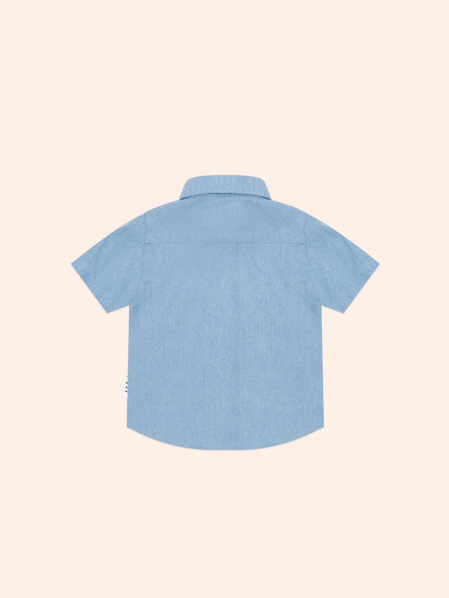 Huxbaby Chambray Hux Short Sleeve Shirt - Chambray