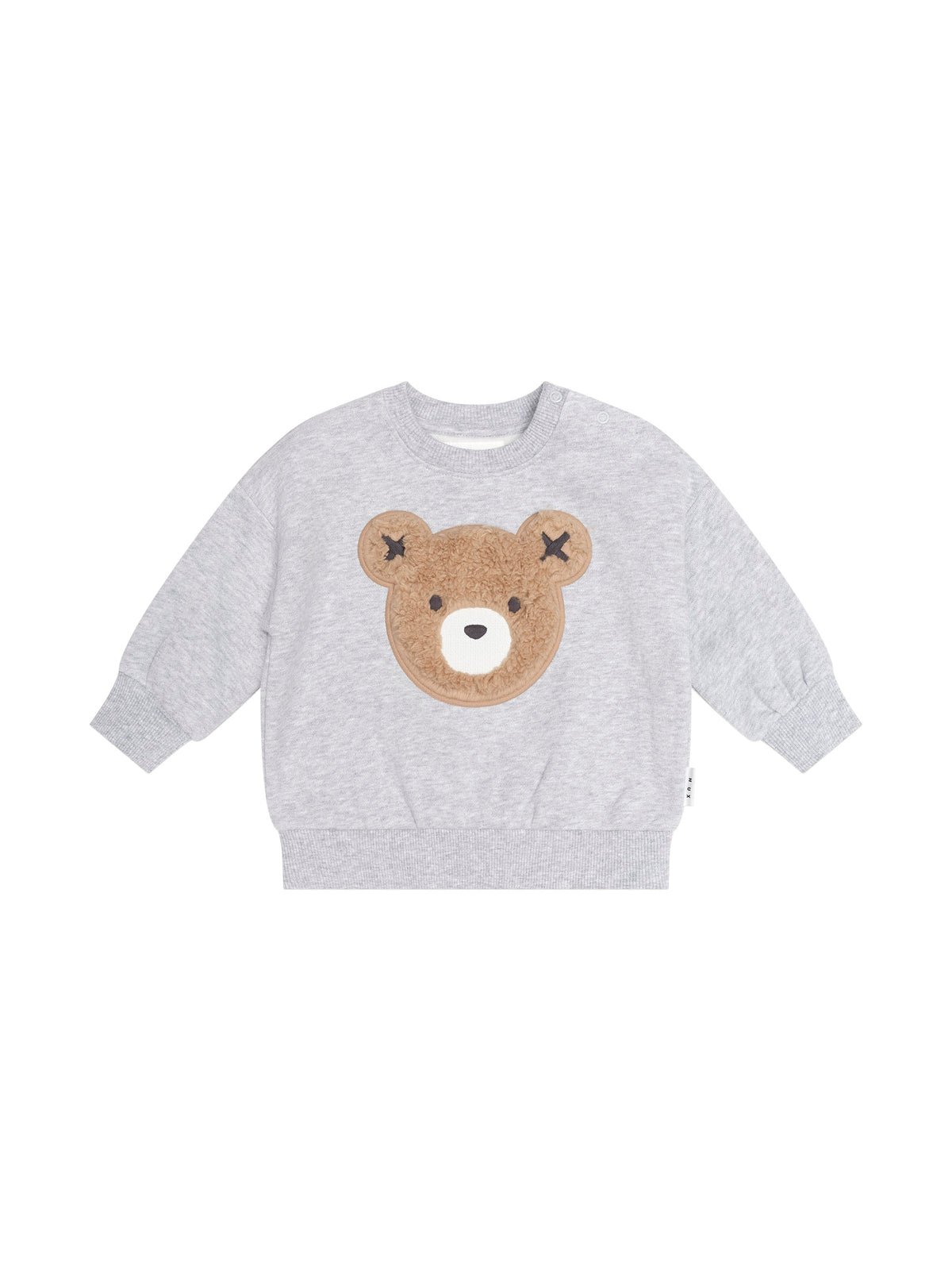 Huxbaby Furry Huxbear Sweatshirt - Grey Marle