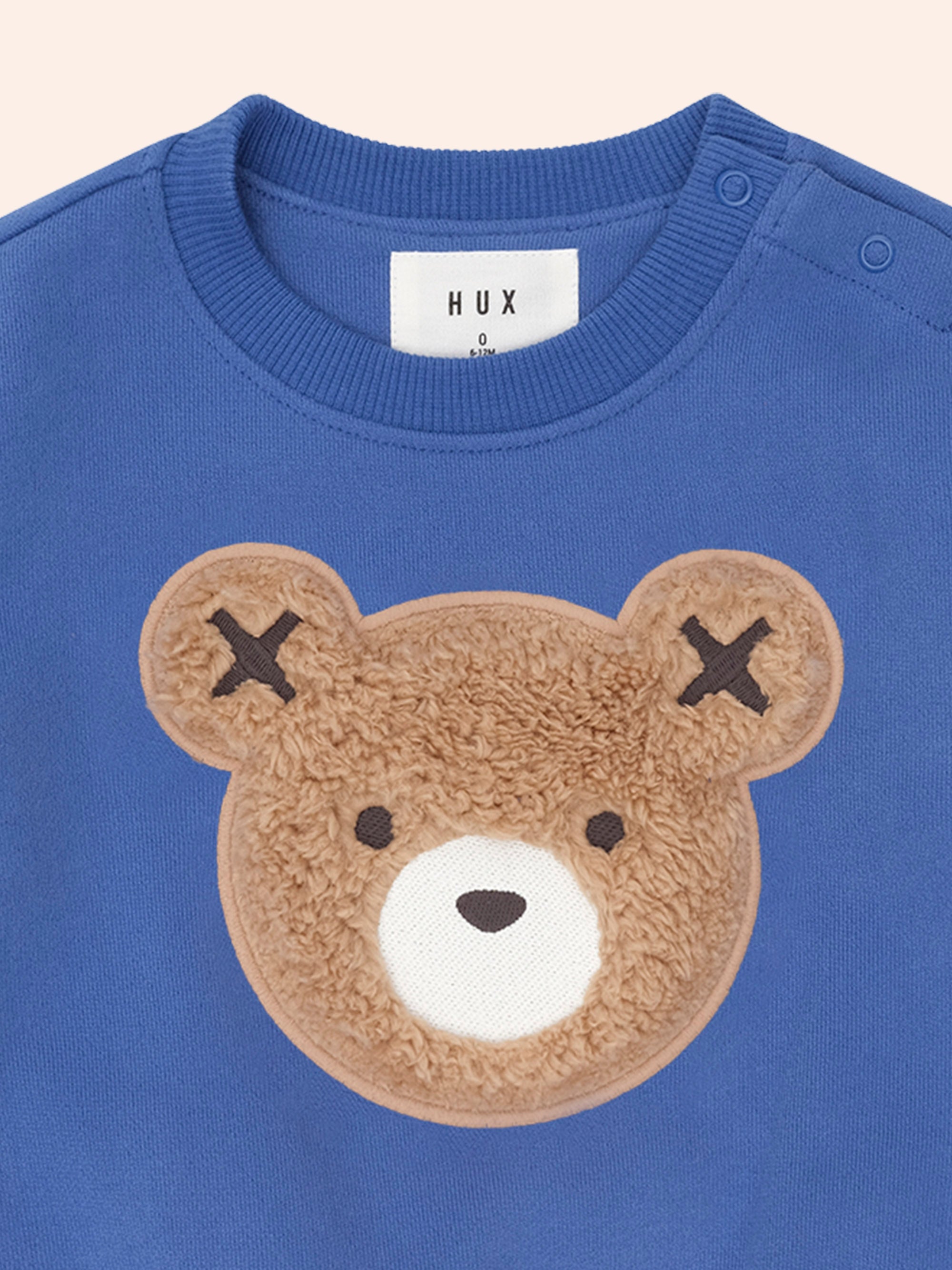 Huxbaby Furry Huxbear Cobalt Sweatshirt - Cobalt