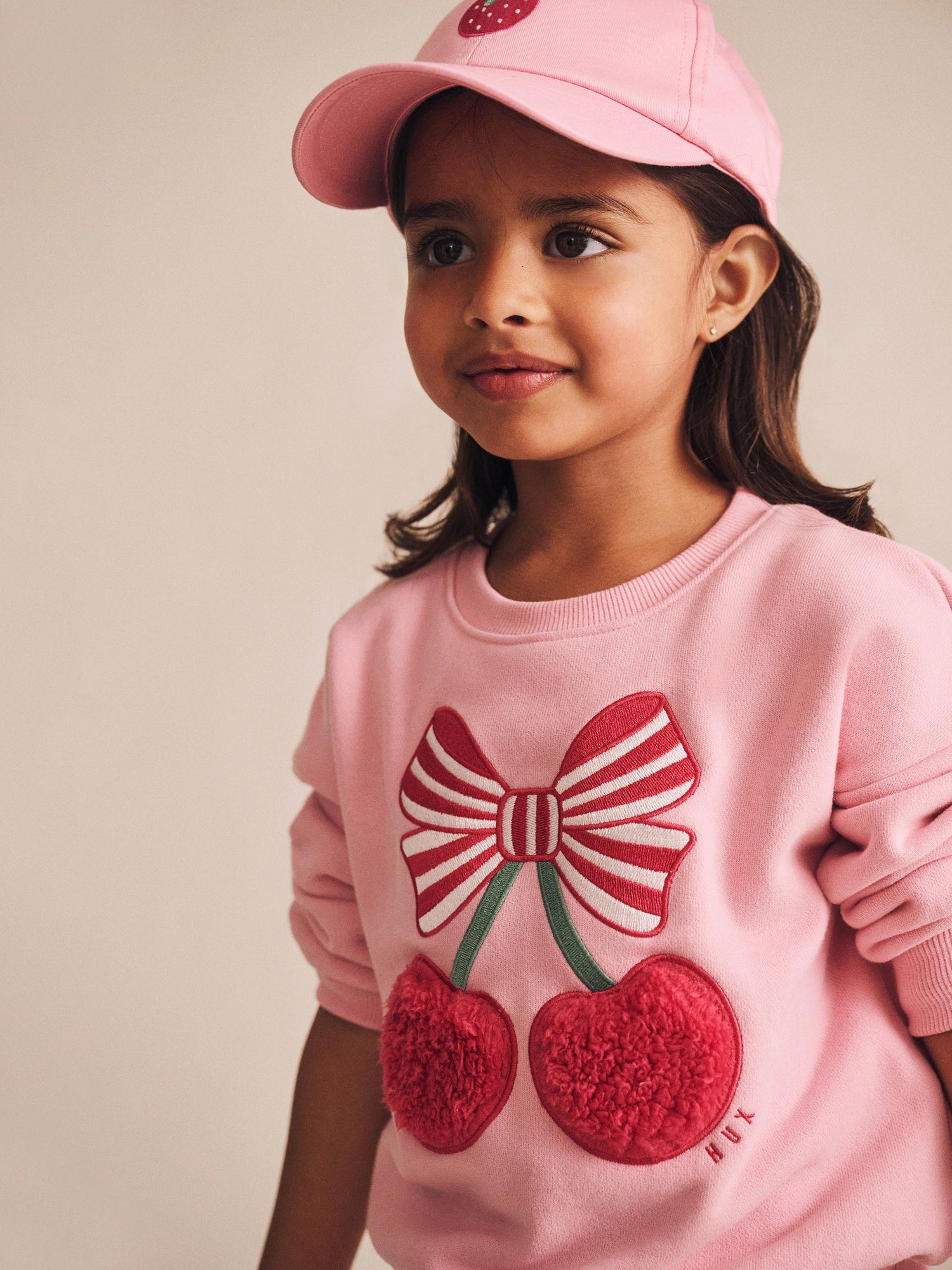 Huxbaby Cherry Pie Sweatshirt - Apricot