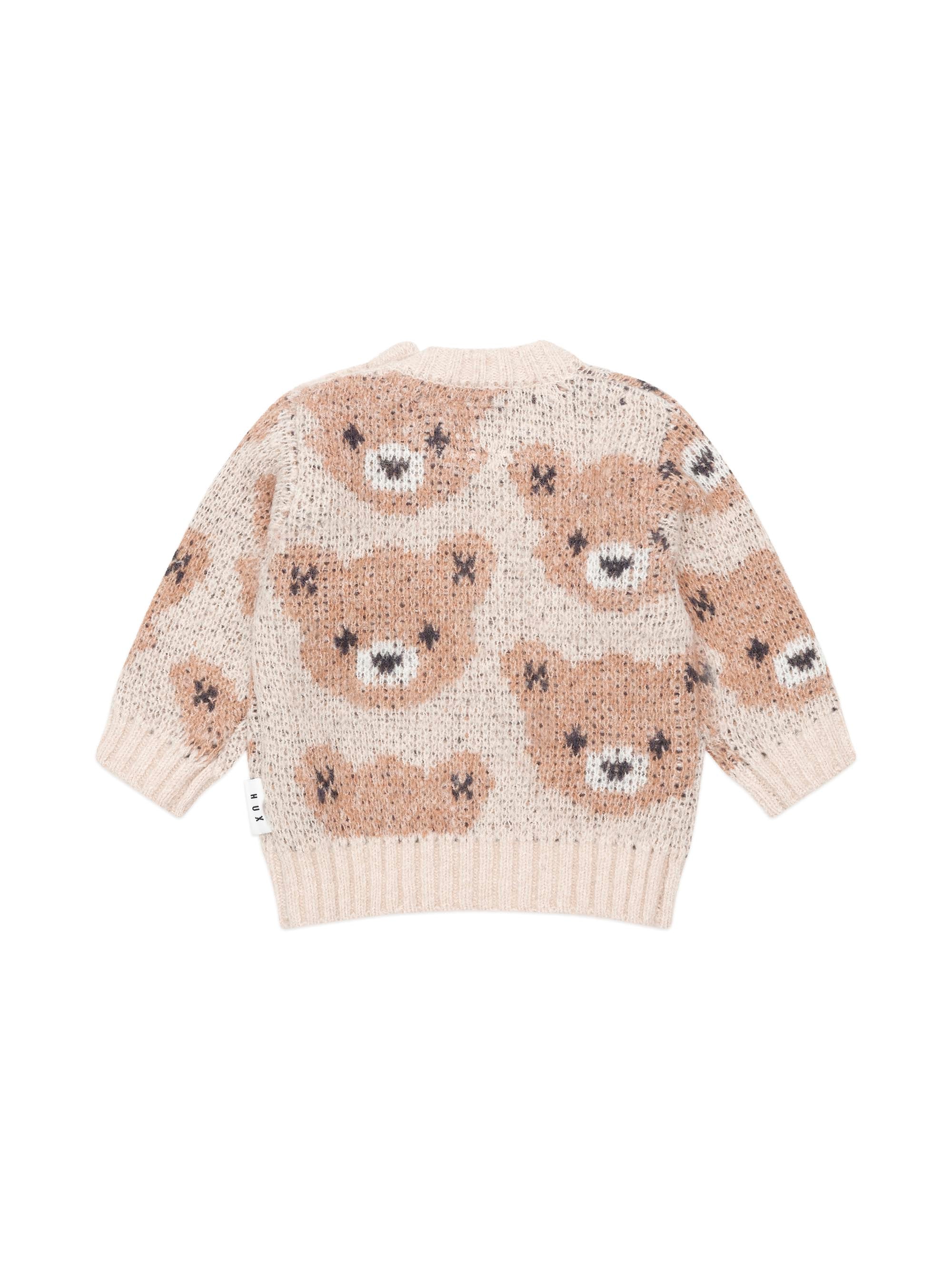 Huxbaby Ecru Huxbear Knit Jumper - Ecru