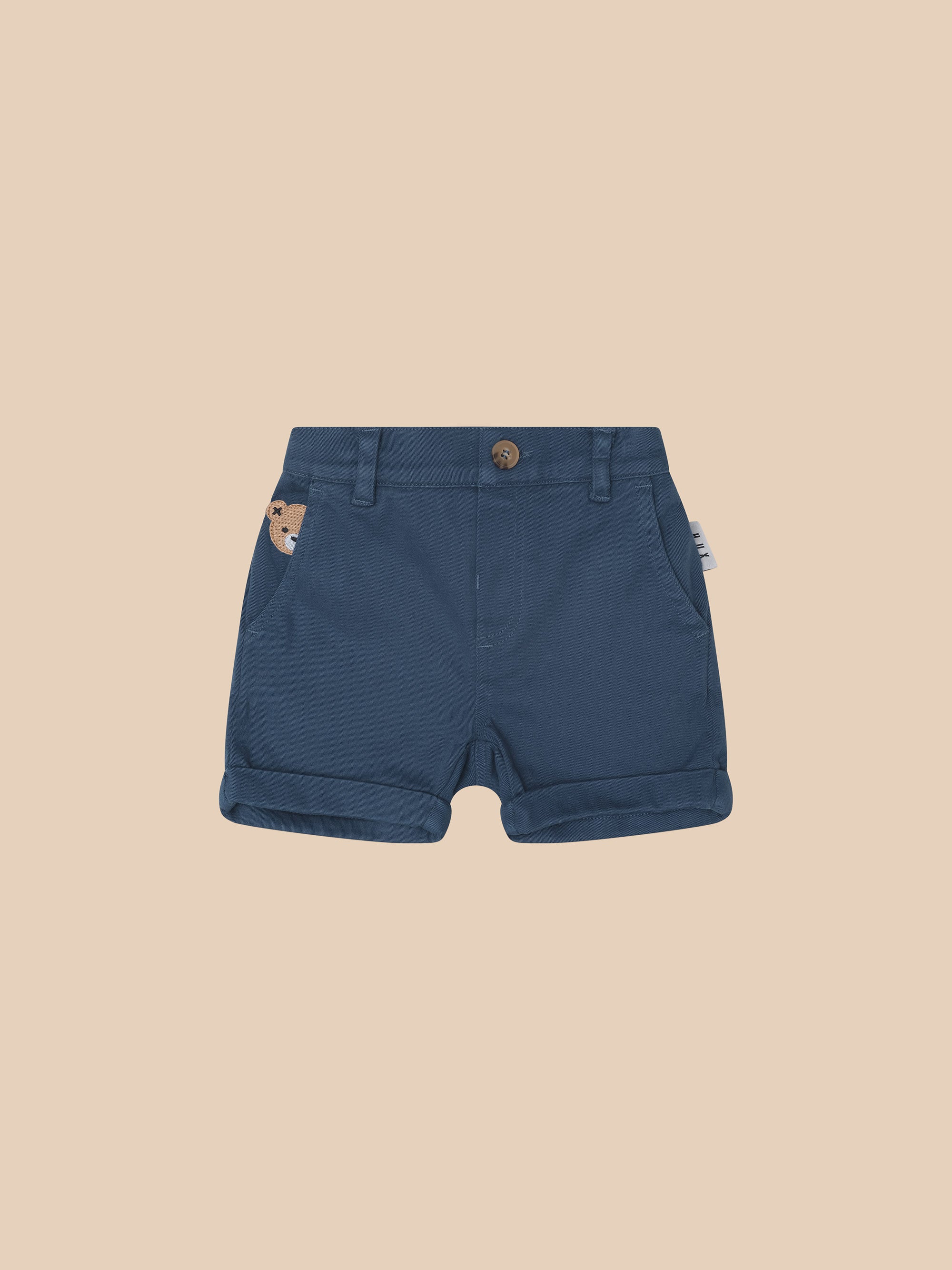 Huxbaby Chino Short Navy - Navy