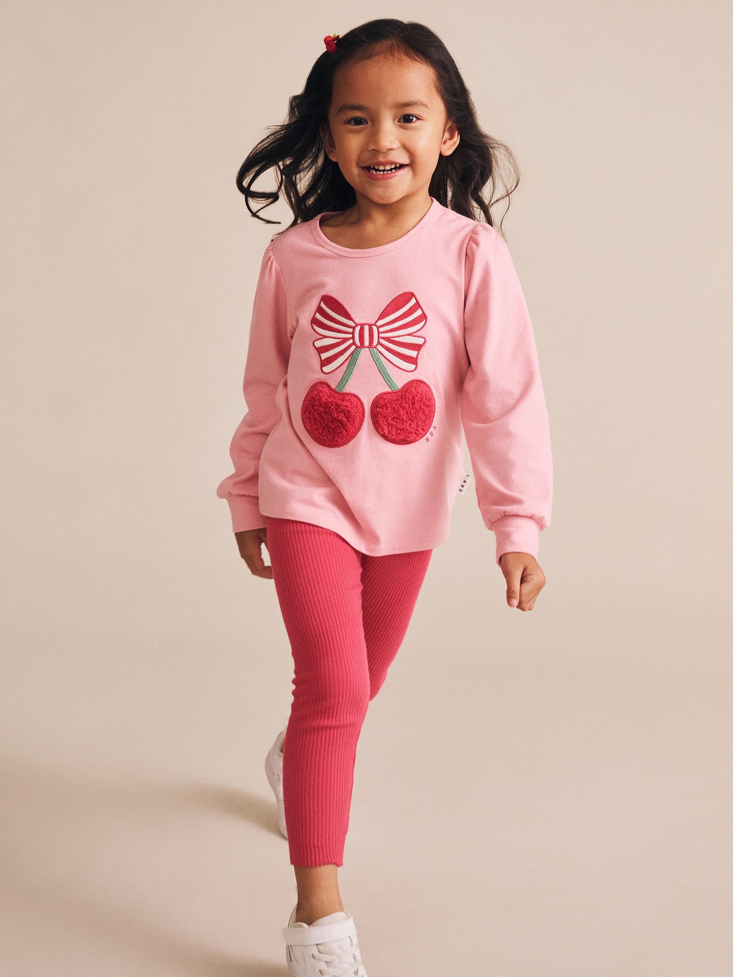 Huxbaby Cherry Rib Leggings - Cherry