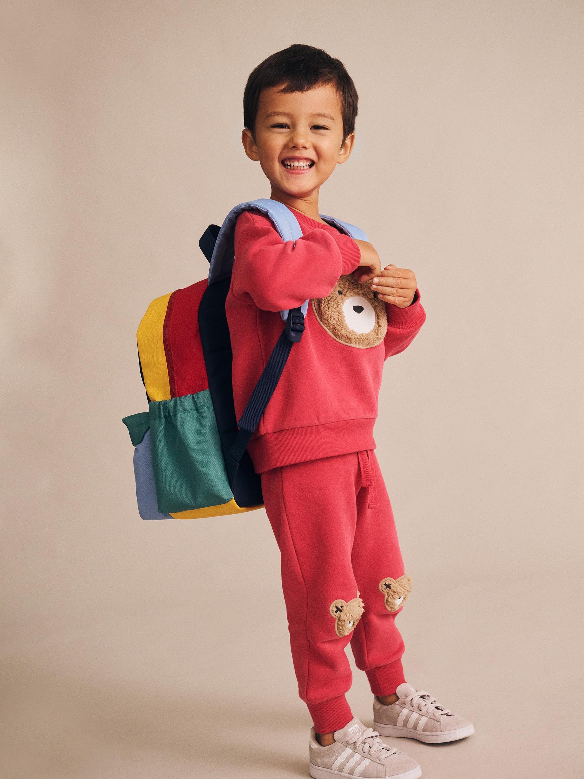 Huxbaby Furry Huxbear Track Pants Red - Chilli
