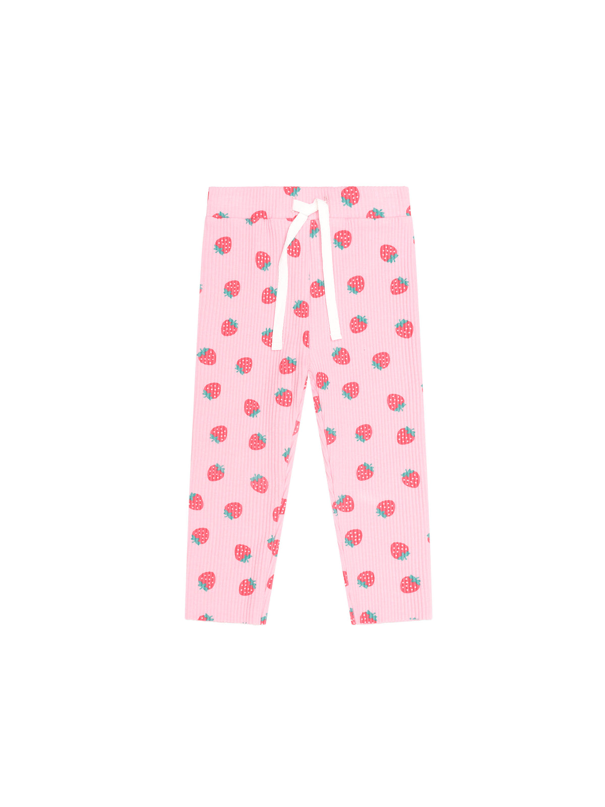 Huxbaby Strawberry Print Rib Legging - Strawberry Print
