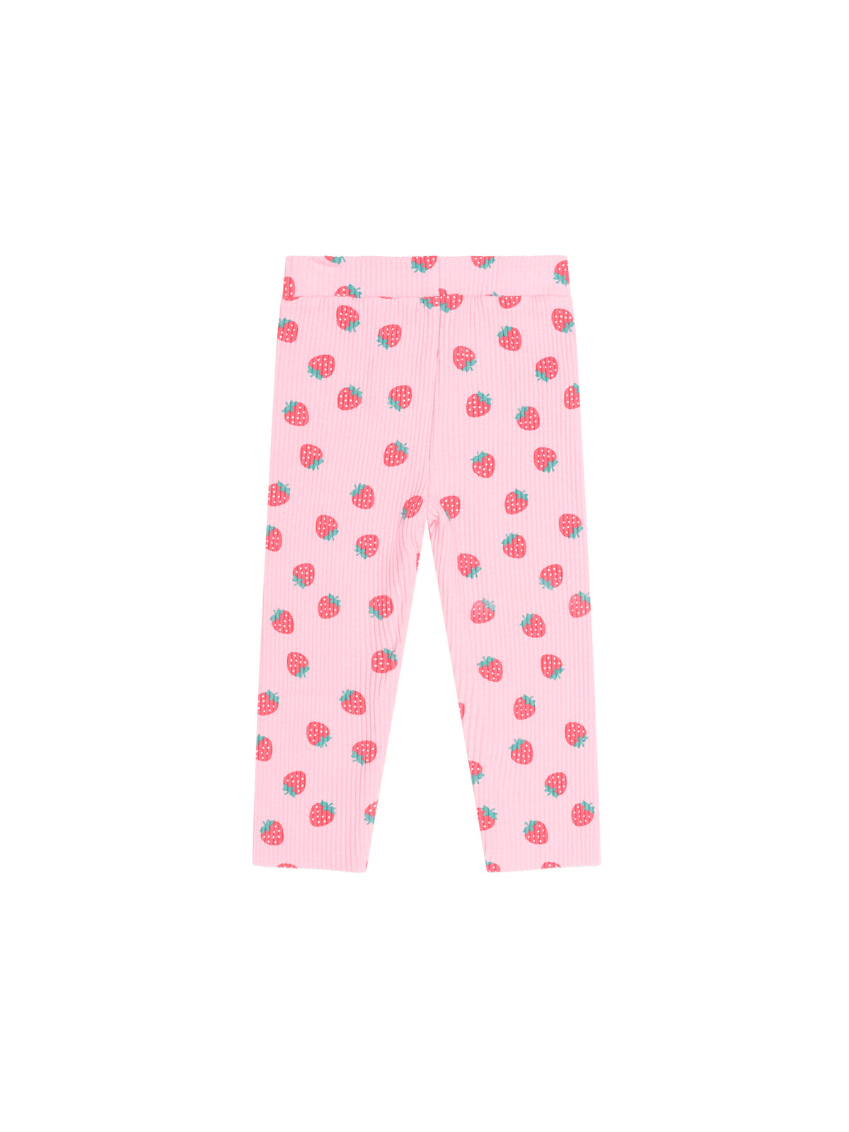 Huxbaby Strawberry Print Rib Legging - Strawberry Print