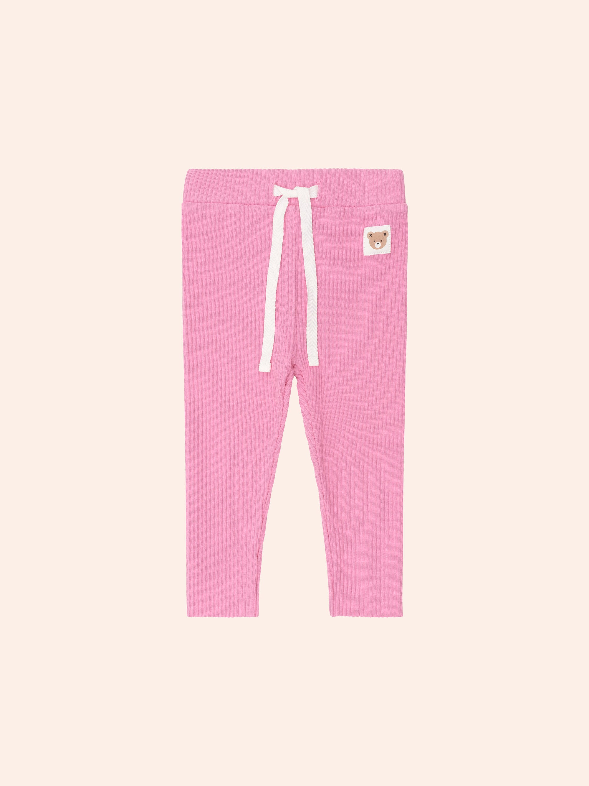 Huxbaby Strawberry Rib Legging - Strawberry