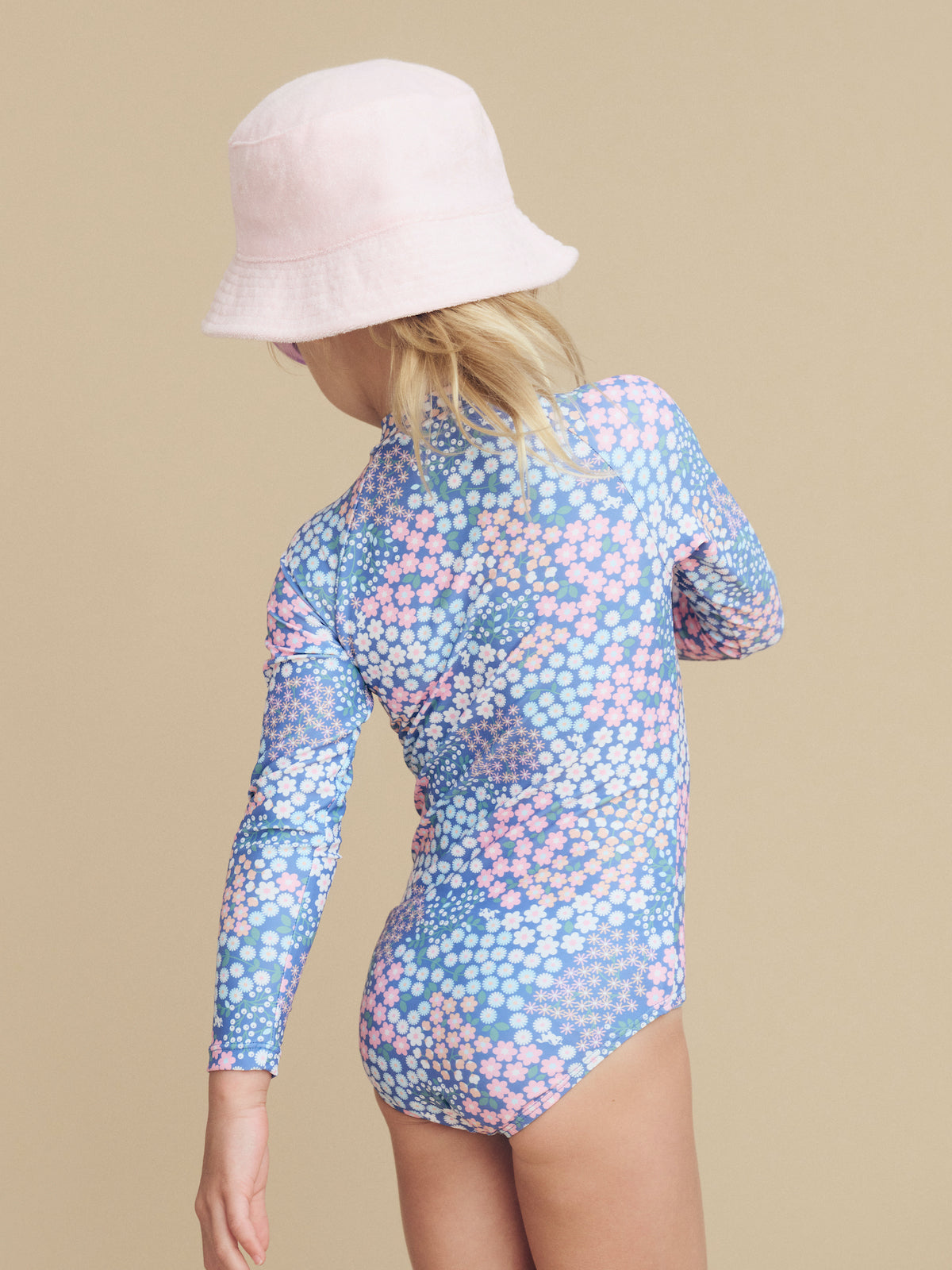 Huxbaby Garden Floral Zip Swimsuit - Multi