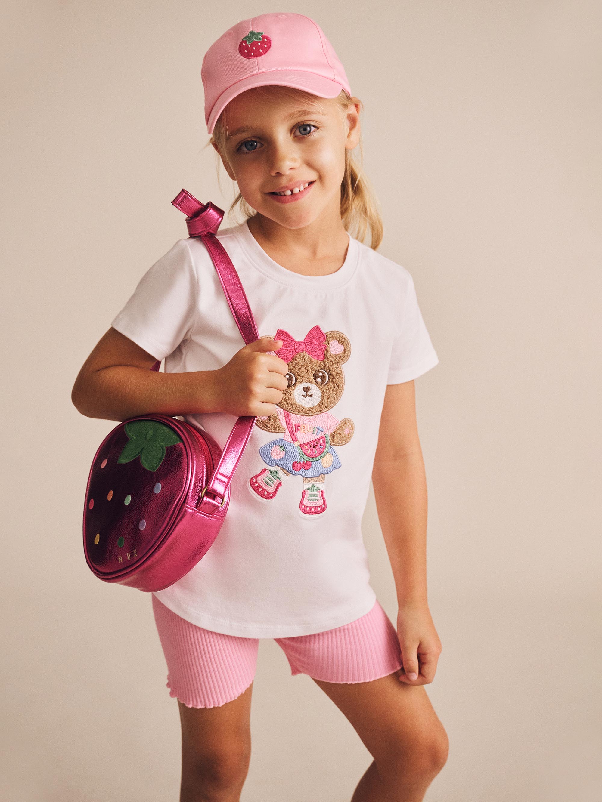 Huxbaby Juicy Strawberry Shoulder Bag - Berry