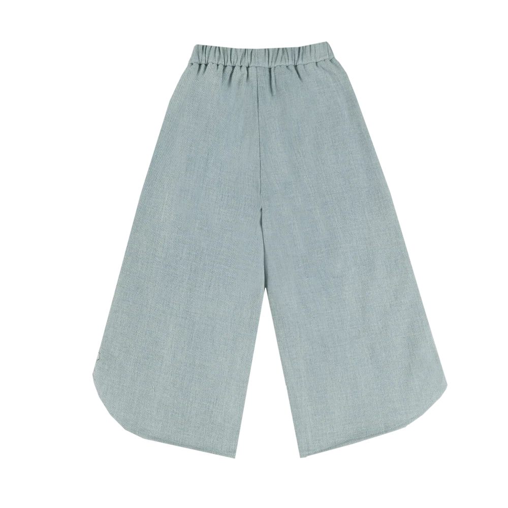 Donsje Hauke Denim Trousers Stars - Ice Blue