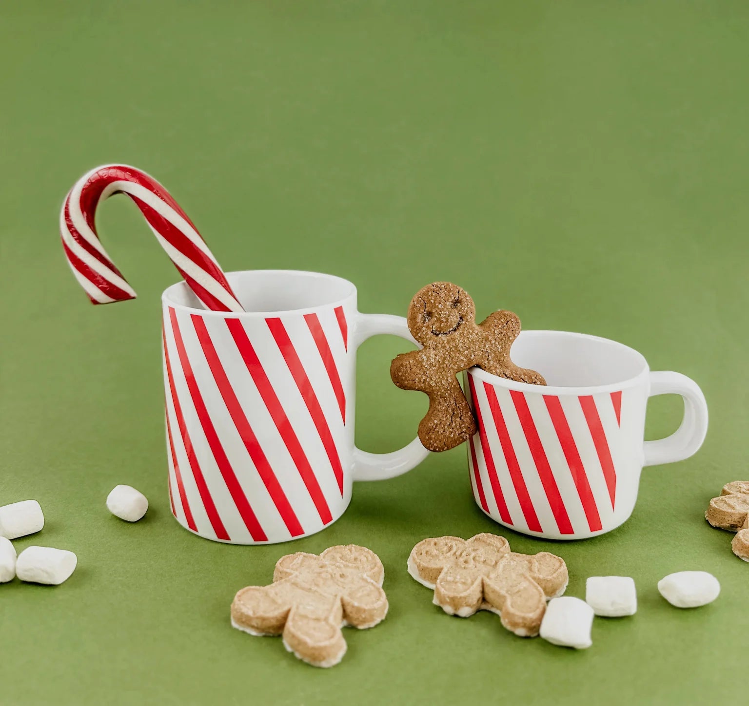 Helmsie Two of a Kind Mug And Sippy Cup Set - Peppermint