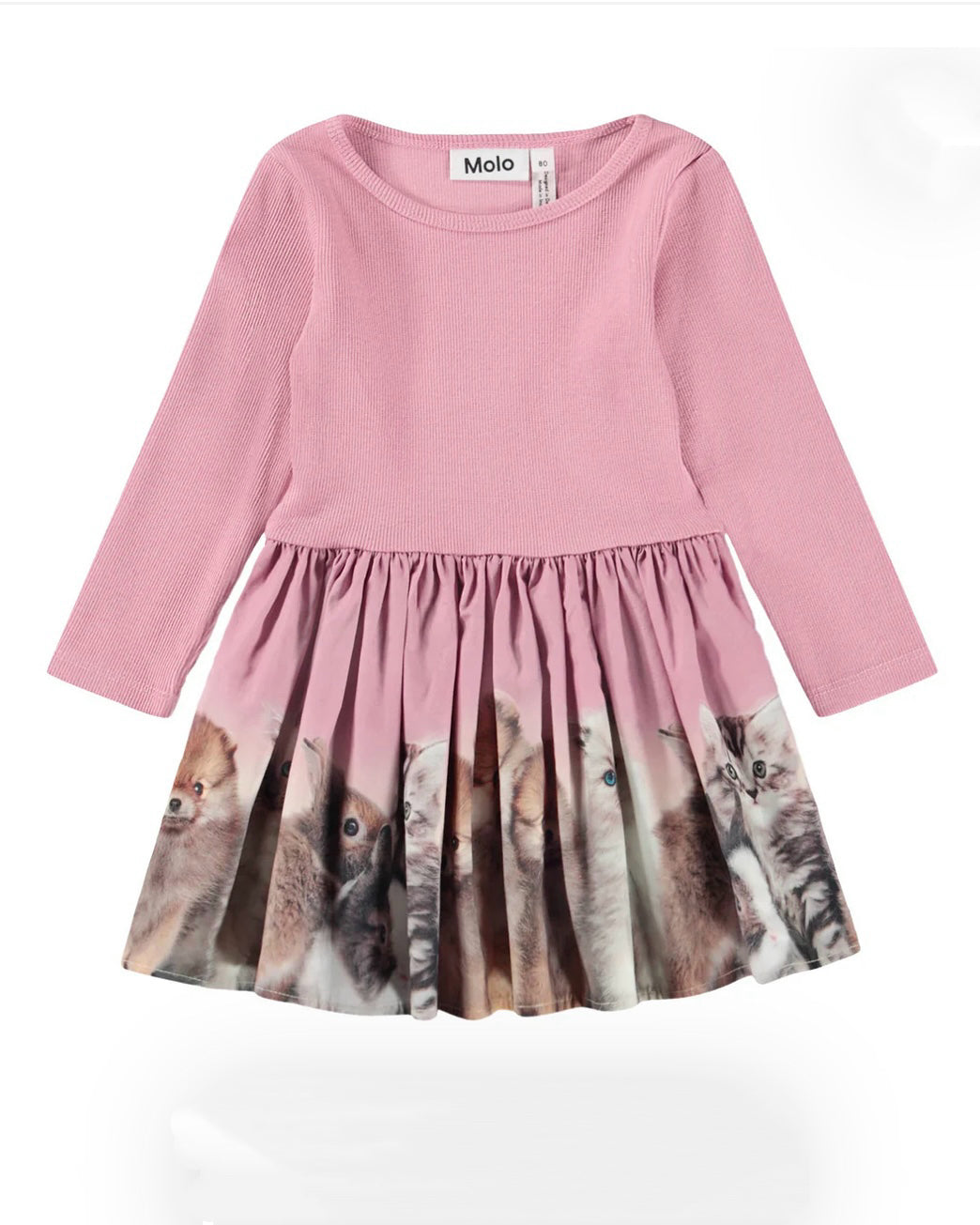 Molo Candi Long Sleeve Dress - Fluffiness