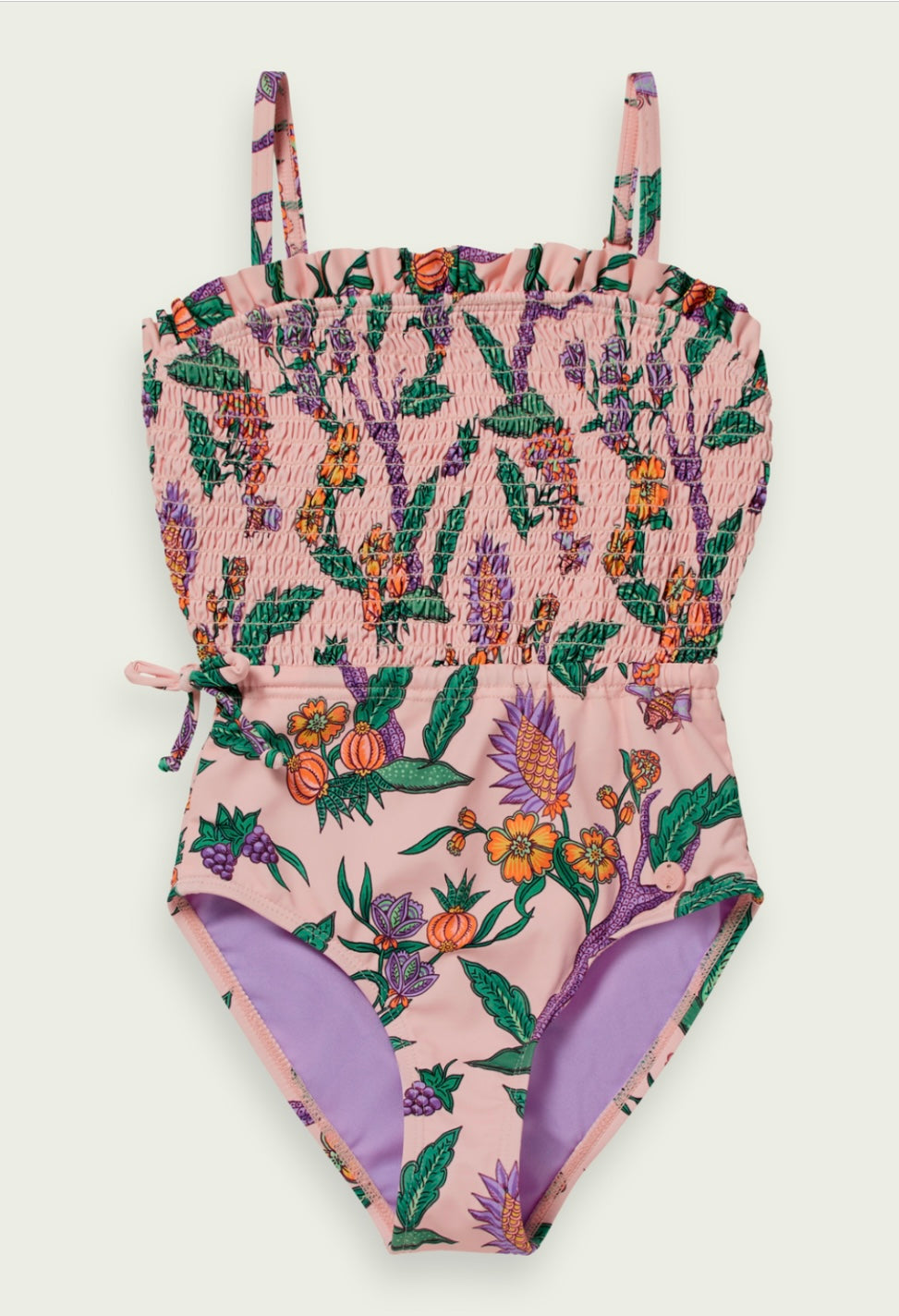 Scotch Soda Girl Smocked Bathing Suit Flower Garden – Dreams