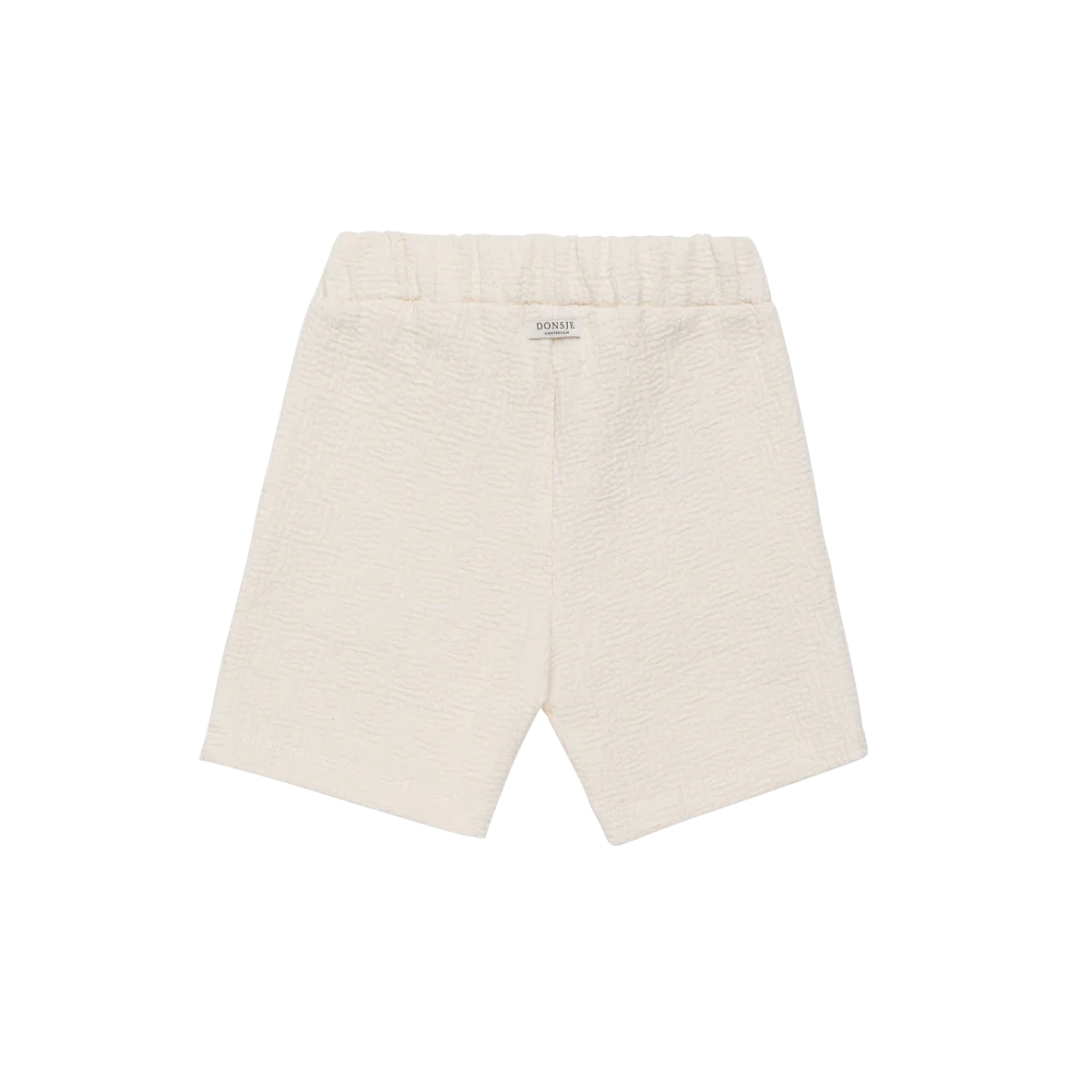 Donsje Ithri Shorts Palm Tree - Warm White