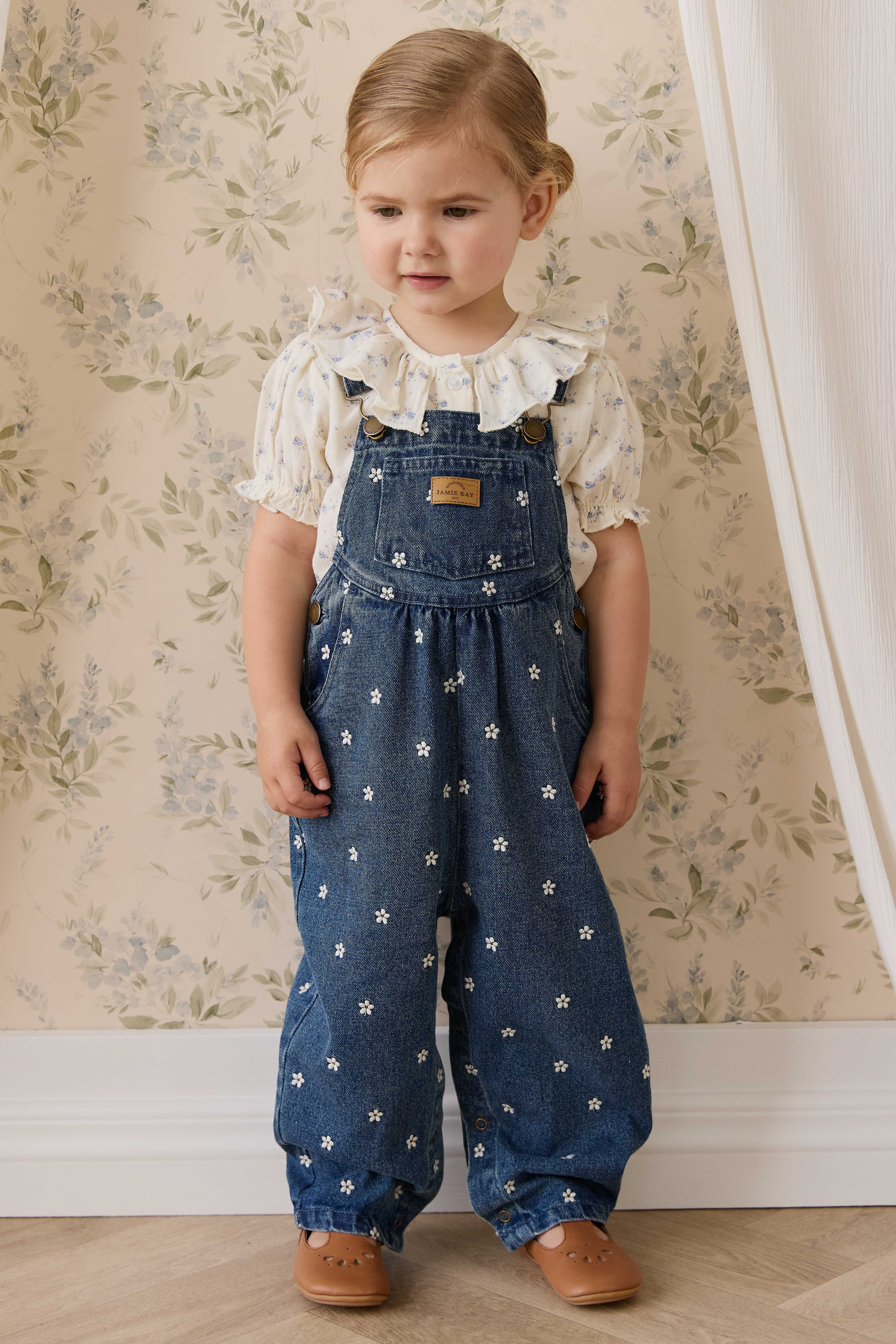 Jamie Kay Cecil Overall - Josie Floral Denim