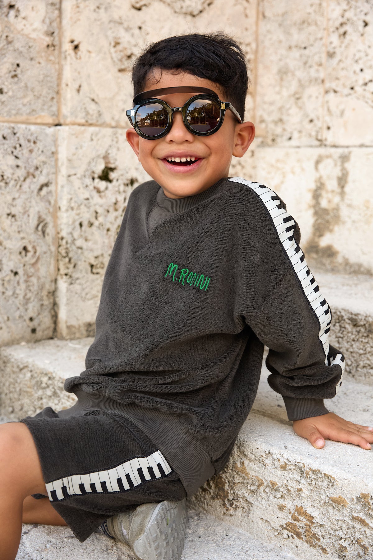 Mini Rodini Piano Terry Sweatshirt