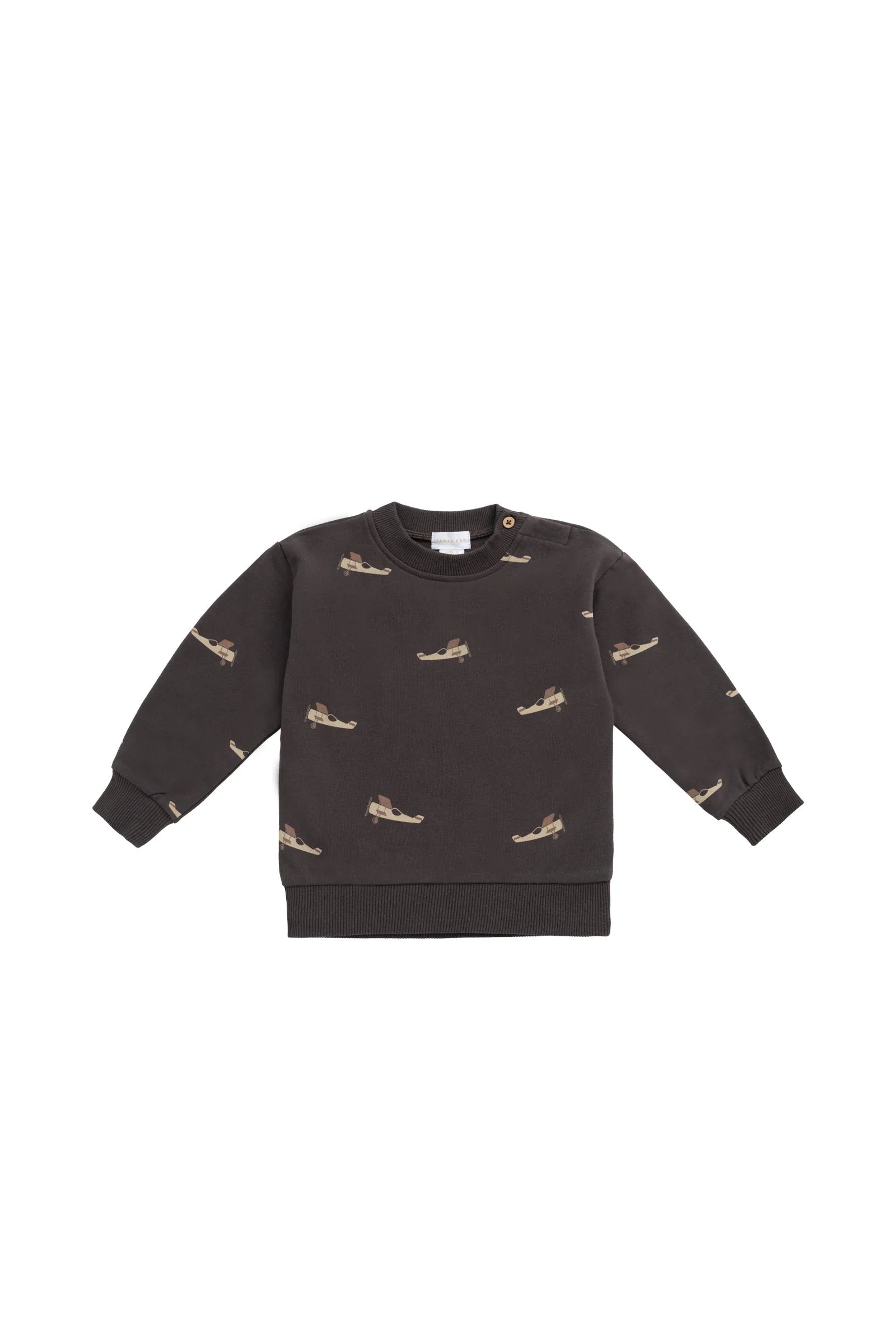 Jamie Kay Peyton Sweatshirt - Pilot Planes Bistre