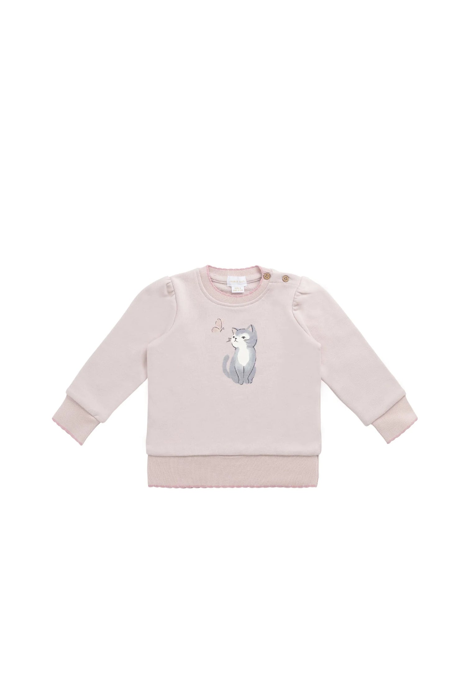 Jamie Kay Monroe Sweatshirt - Little Moon Soft Misty Rose