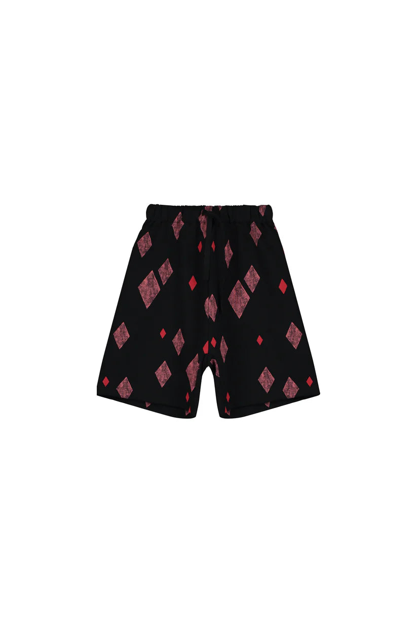 Little Creative Factory Joker Shorts - Black & Red