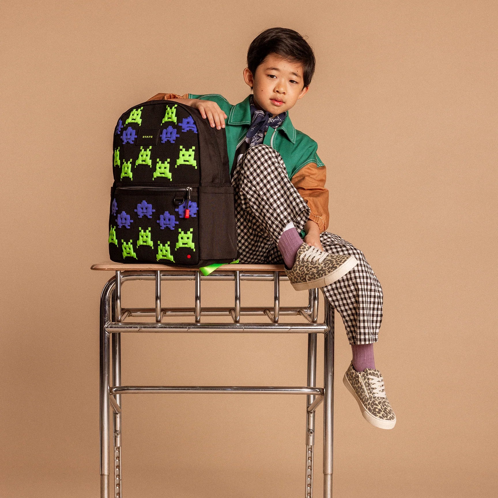 State Bags Kane Backpack - Space Invaders