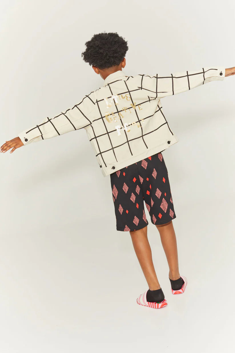 Little Creative Factory Joker Shorts - Black & Red