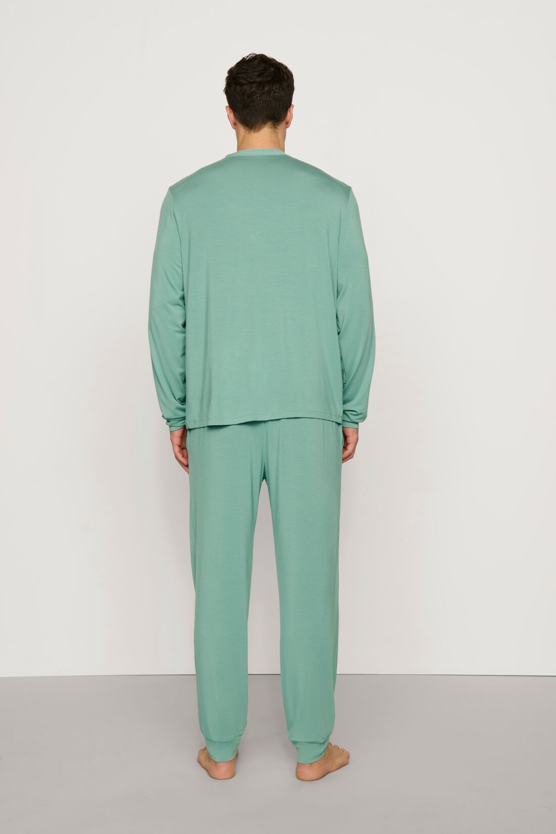 Eberjey Henry Long PJ Set - Seagrass