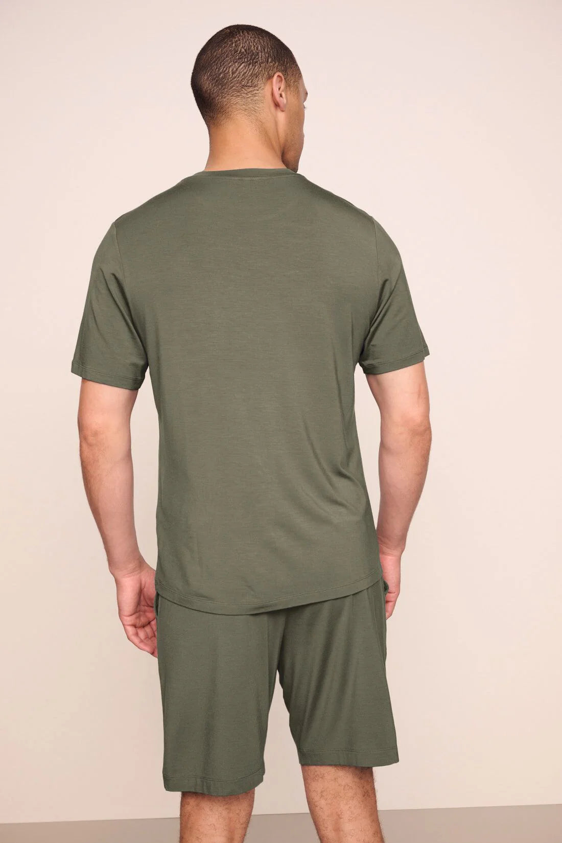 Eberjey Henry Short PJ Set - Smokey Olive
