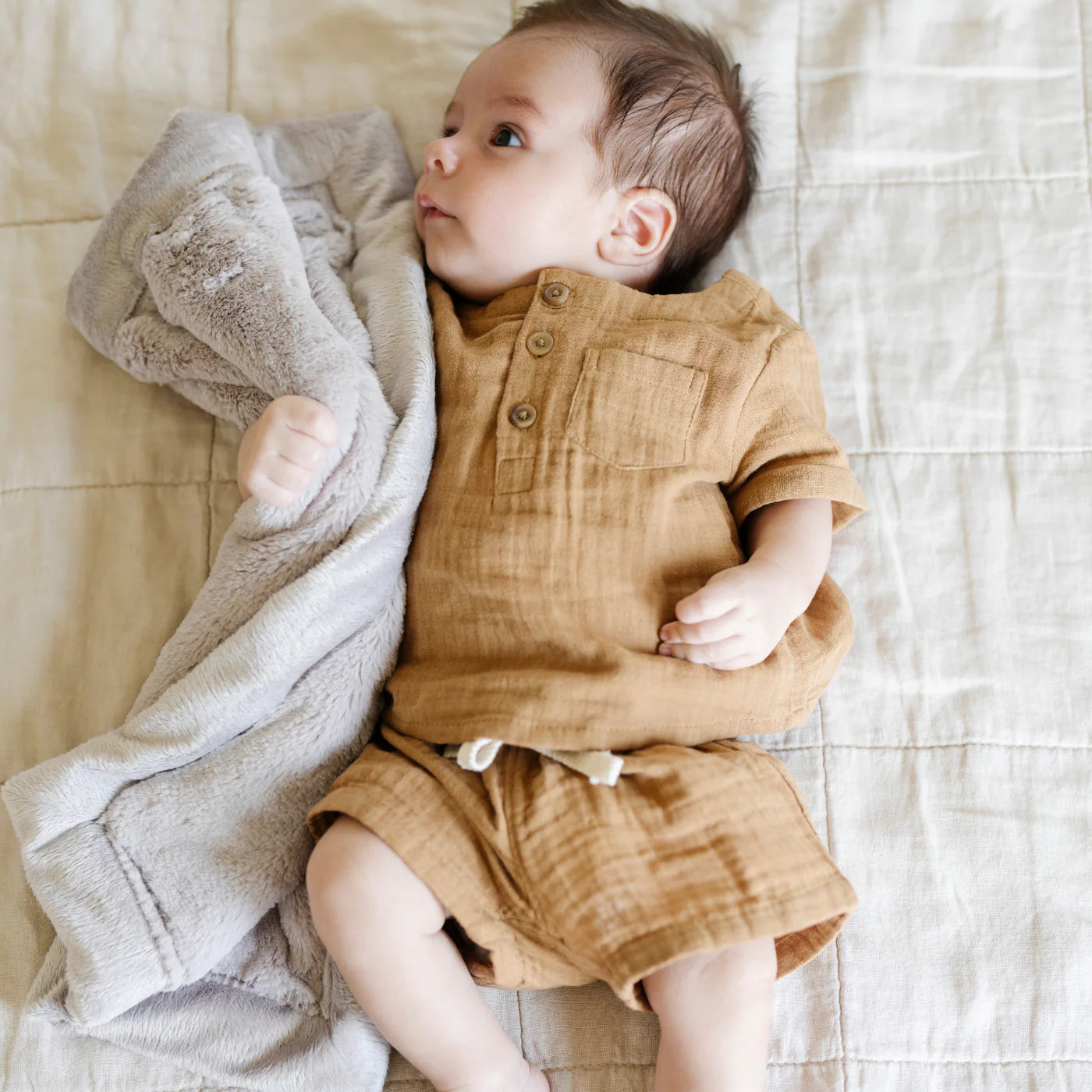 Saranoni Lush Mini Blanket - Feather
