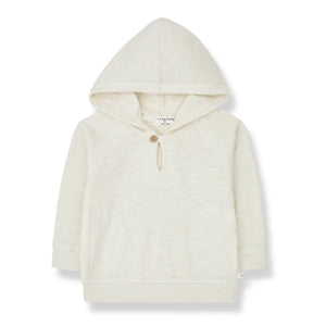 1+ in the Family Marcello Hood Sweater - Ivory