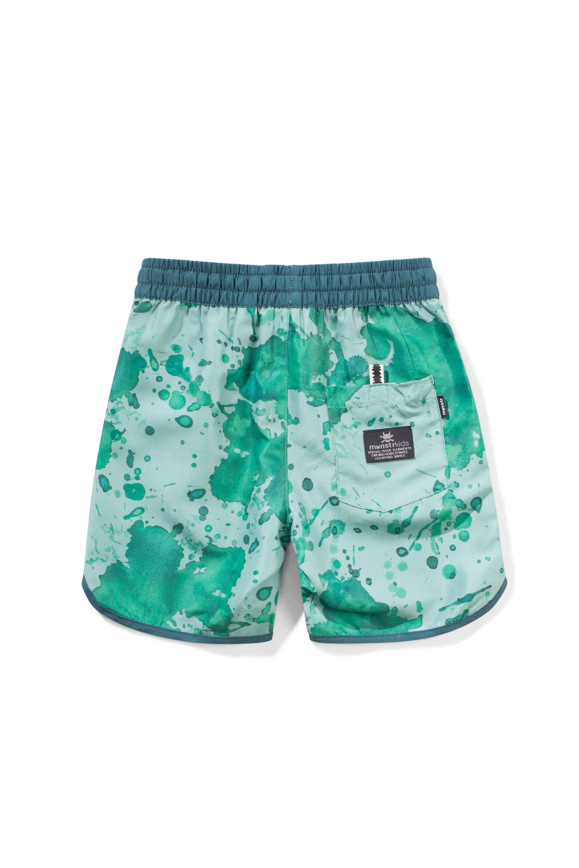 Munster Kids Warble B Short - Ocean Green