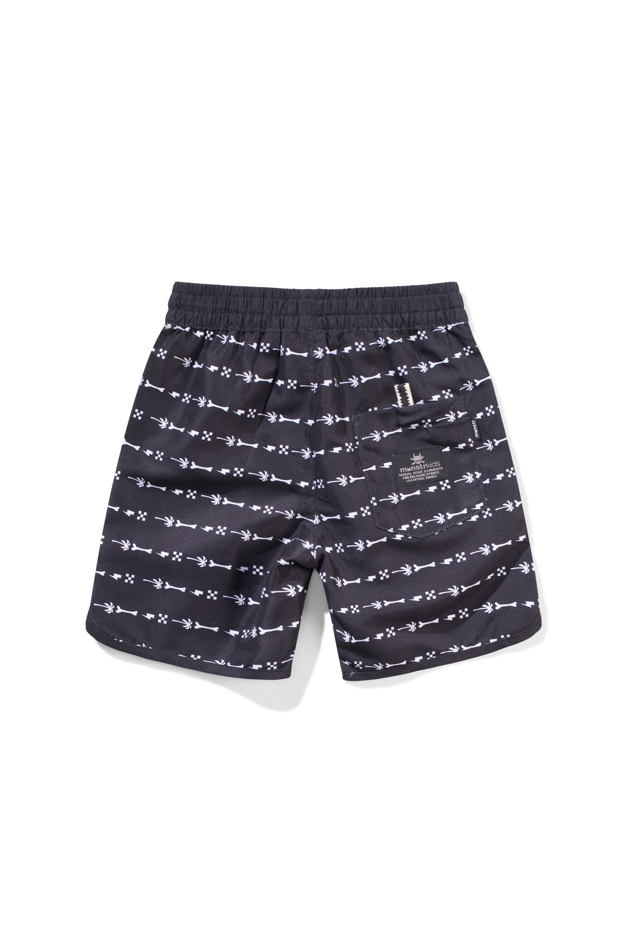 Munster Kids Bonebeats B Short - Black