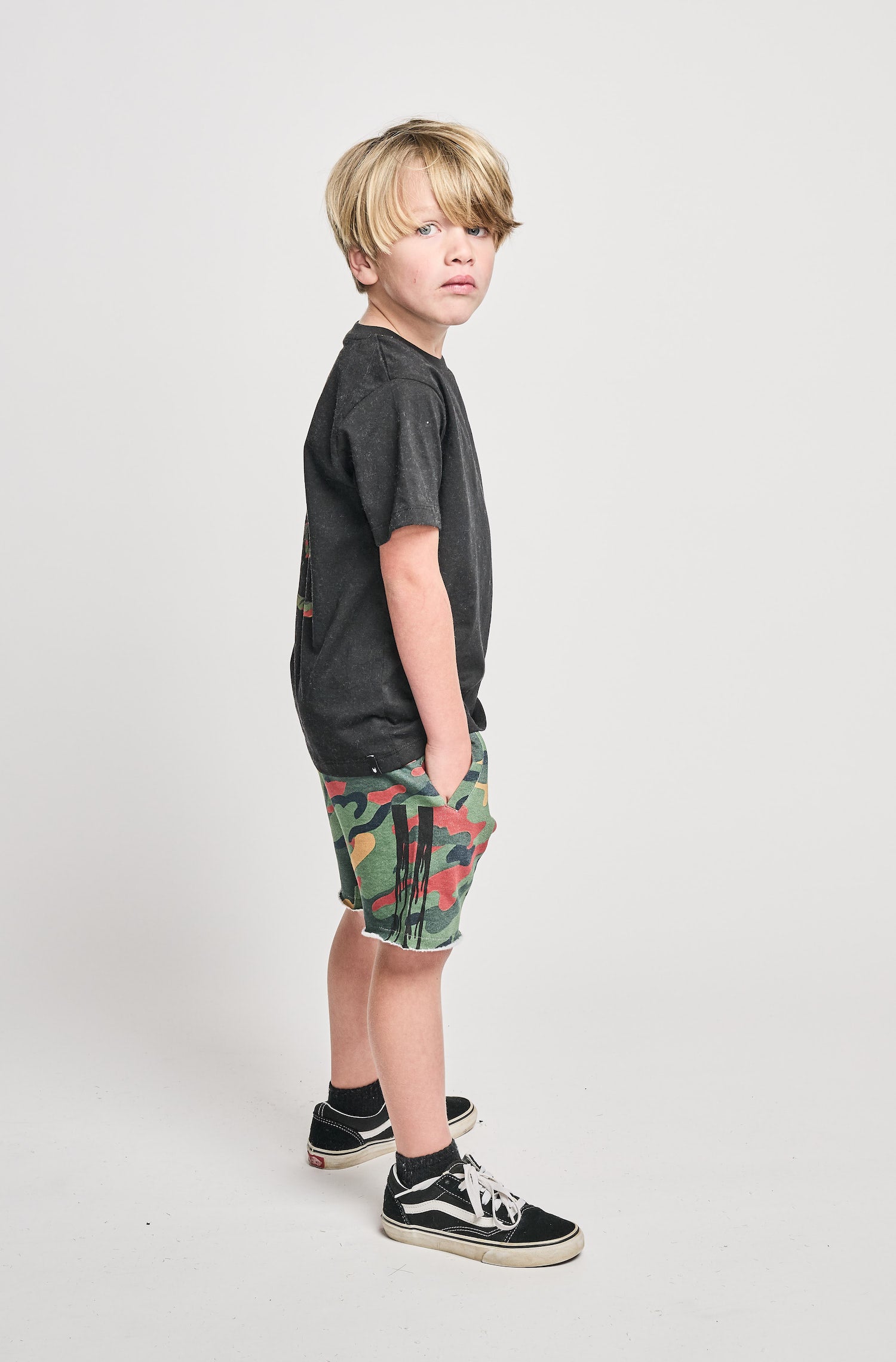 Munster Kids Rawrugby Short - Washed Camo