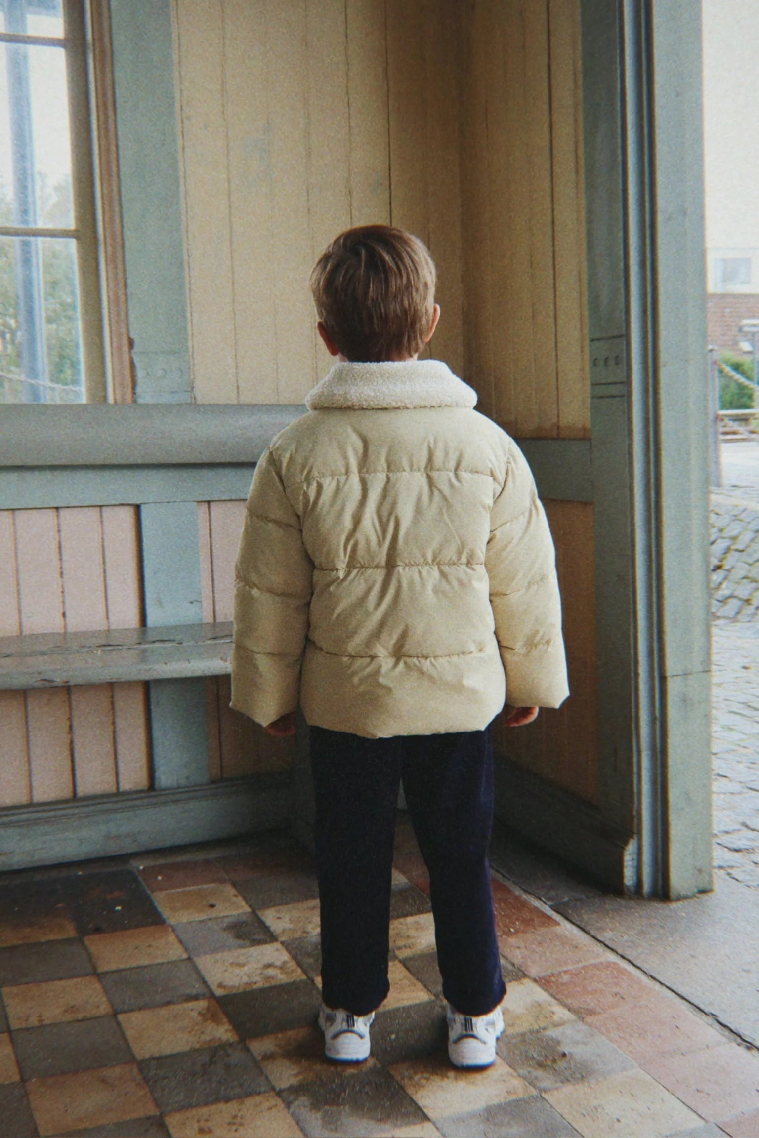 Konges Sløjd Alpi Collar Jacket Grs - Pale Olive Green