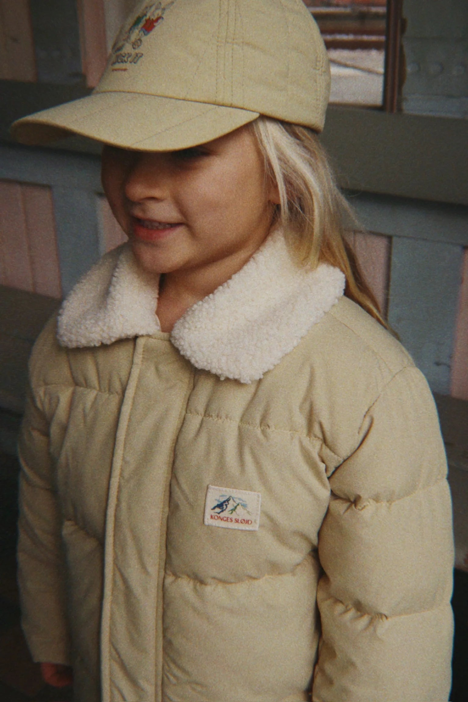 Konges Sløjd Alpi Collar Jacket Grs - Pale Olive Green